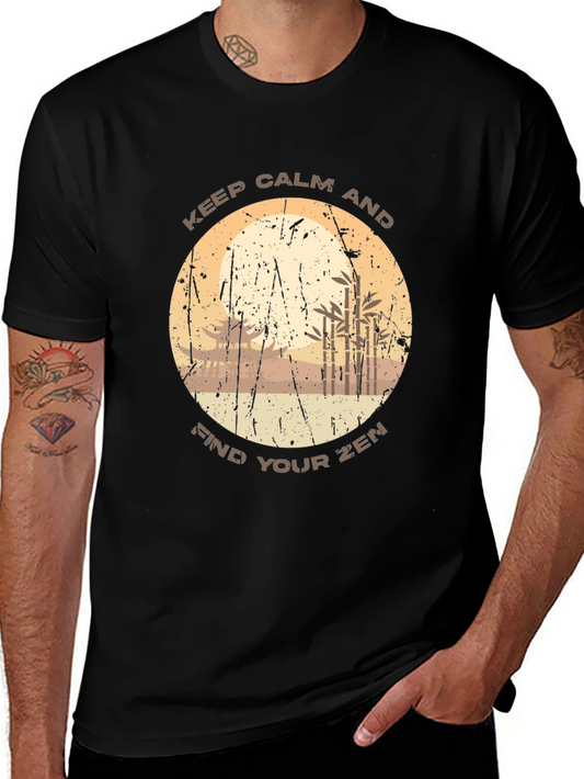 Keep Calm & Find Your Zen Graphic Tee