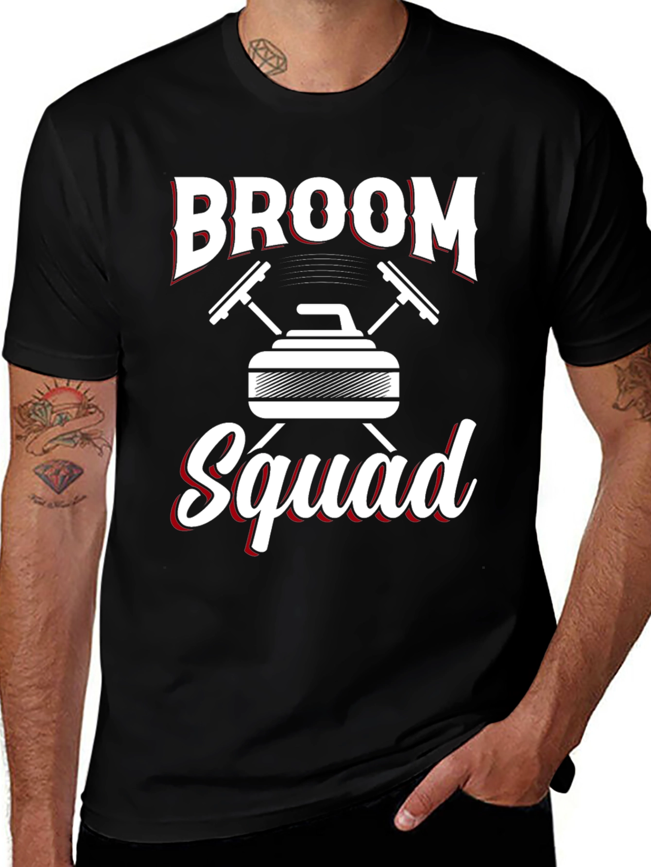 Broom Squad T-Shirt - Curling Team Apparel