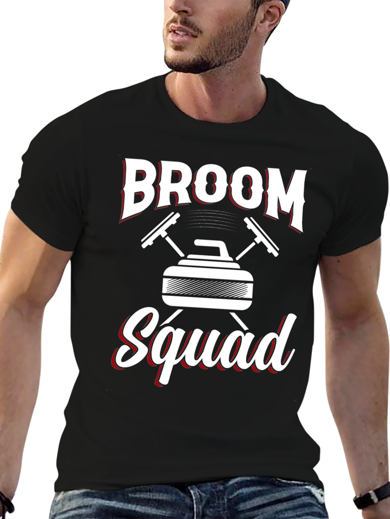 Broom Squad T-Shirt - Curling Team Apparel