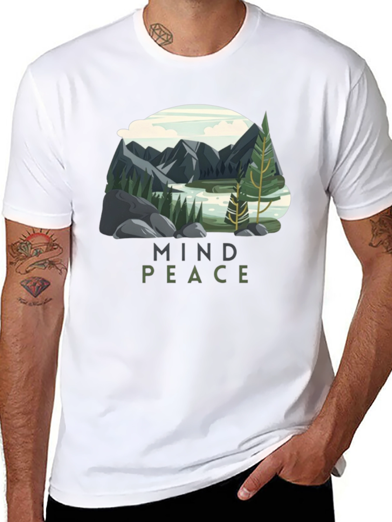 Mind Peace Graphic T-Shirt