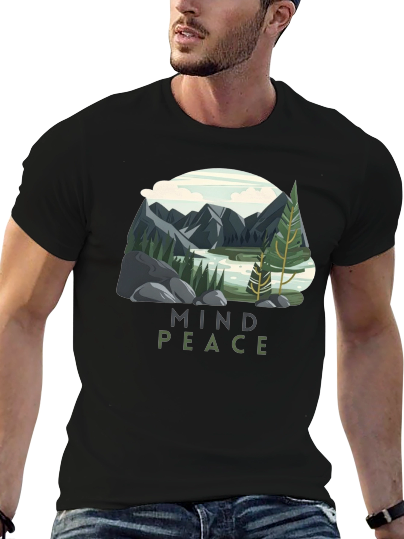 Mind Peace Graphic T-Shirt