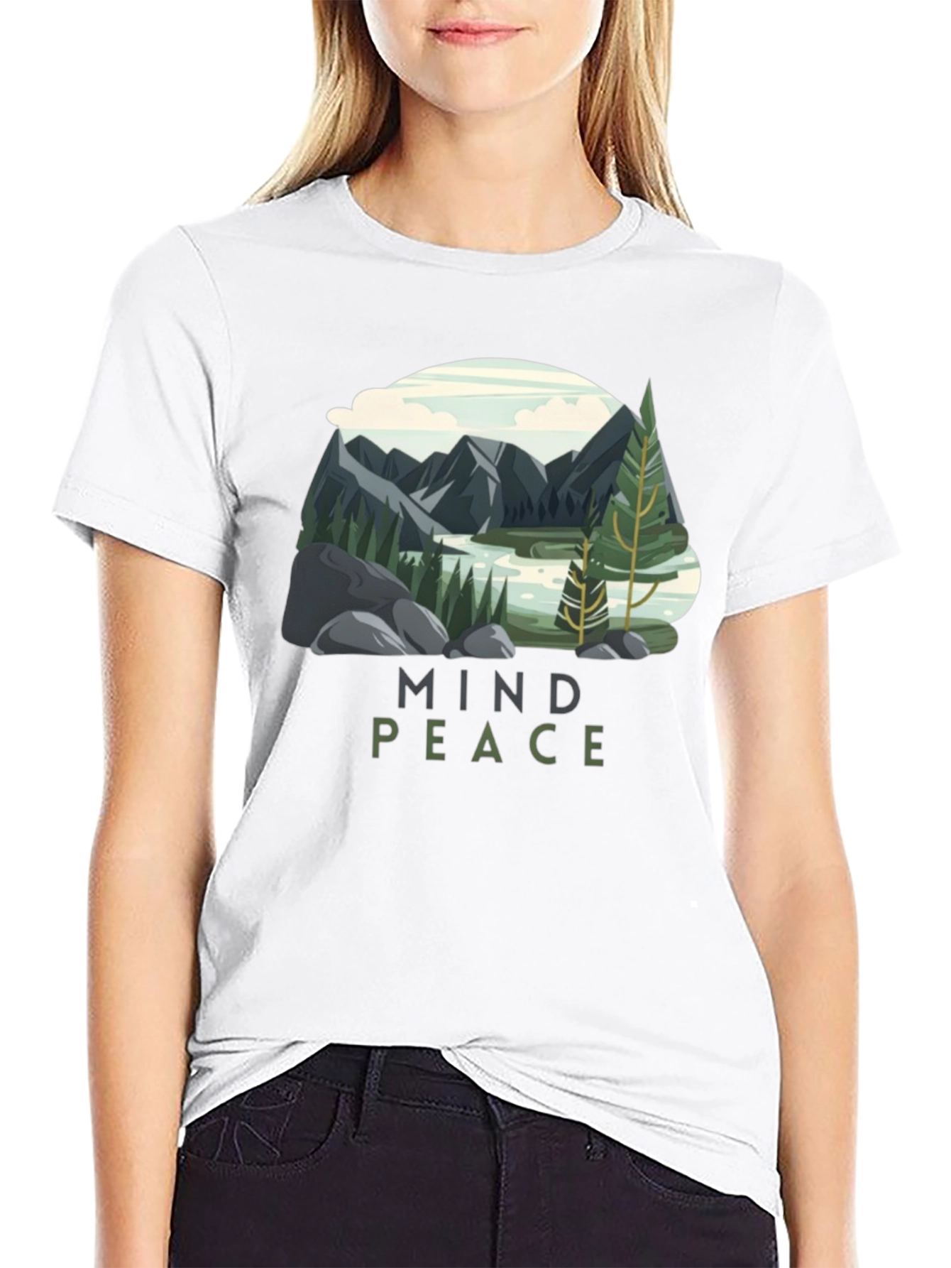 Mind Peace Graphic T-Shirt