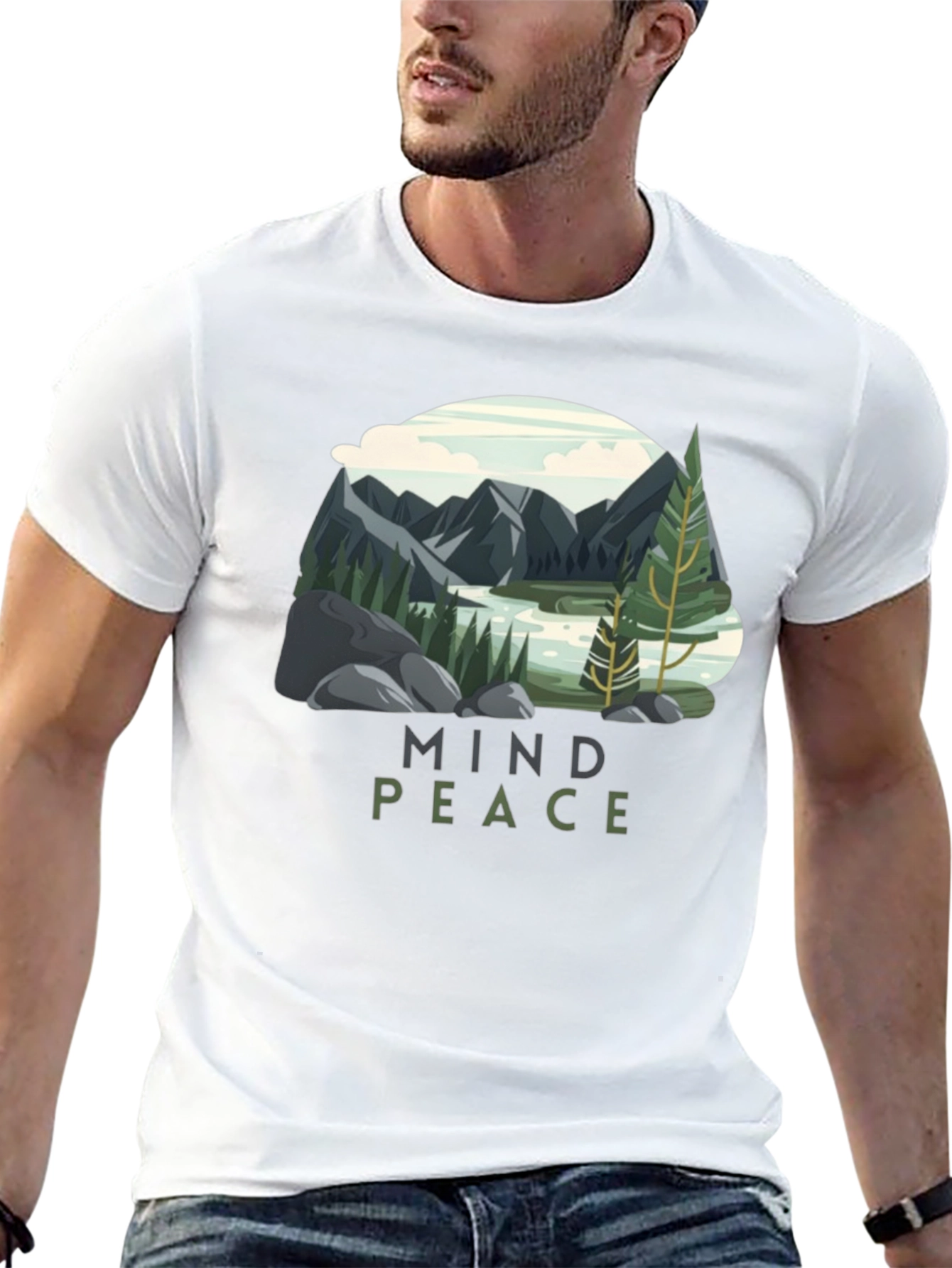 Mind Peace Graphic T-Shirt