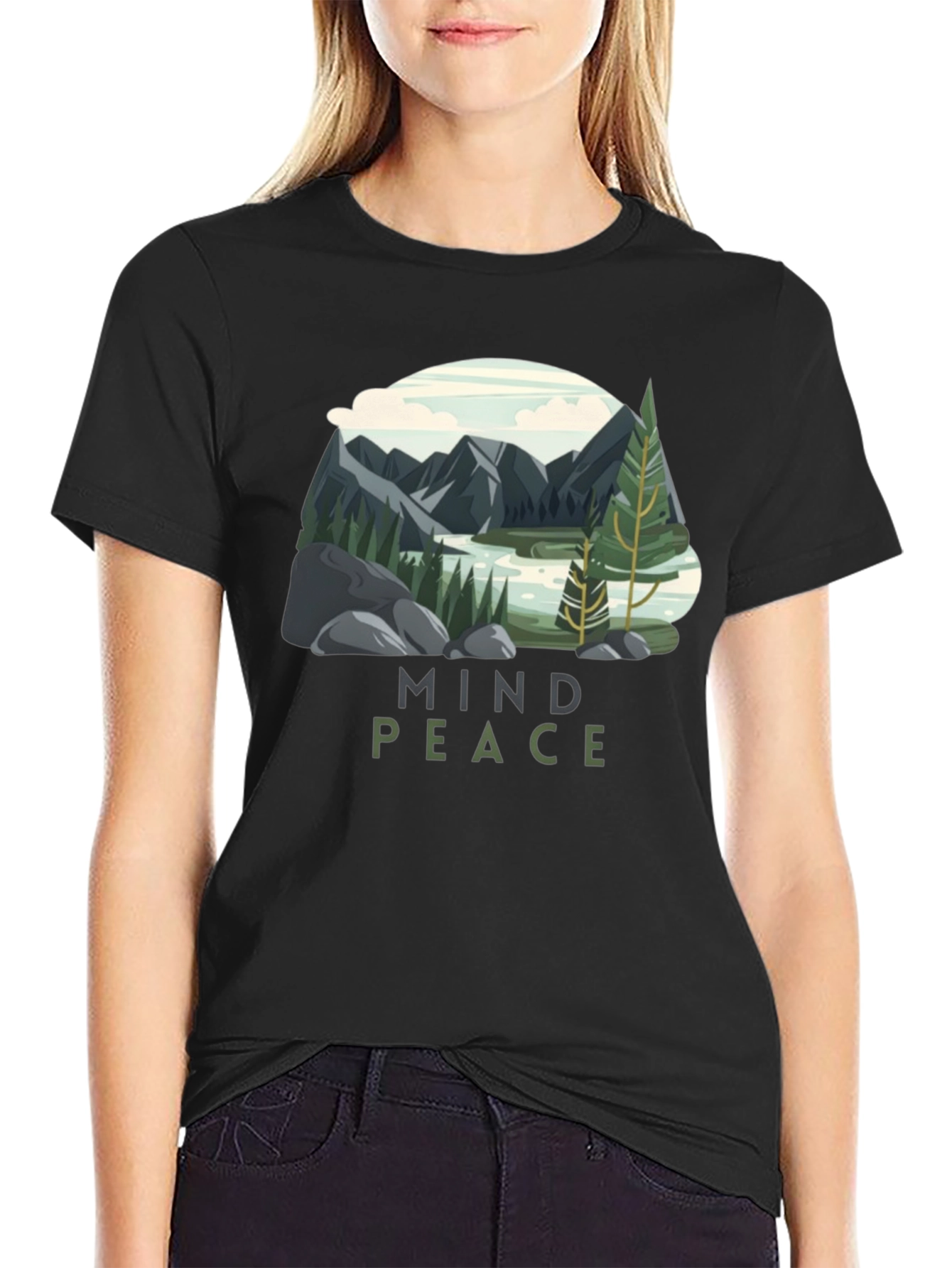 Mind Peace Graphic T-Shirt