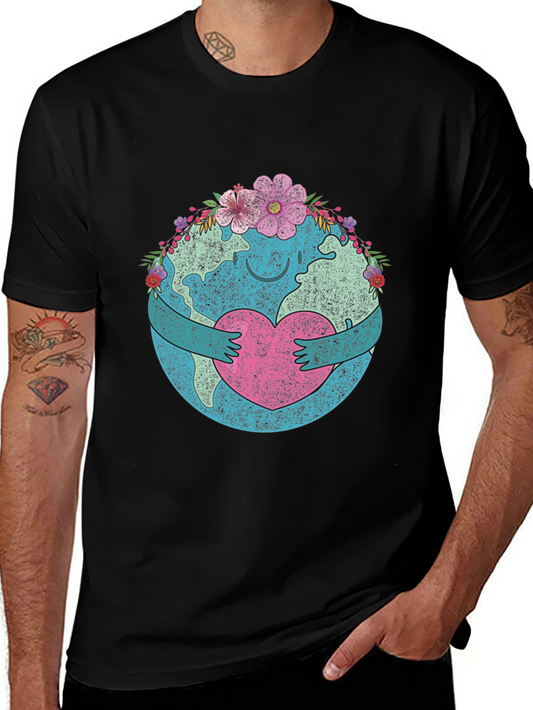 Earth Day Love Heart Hug T-Shirt