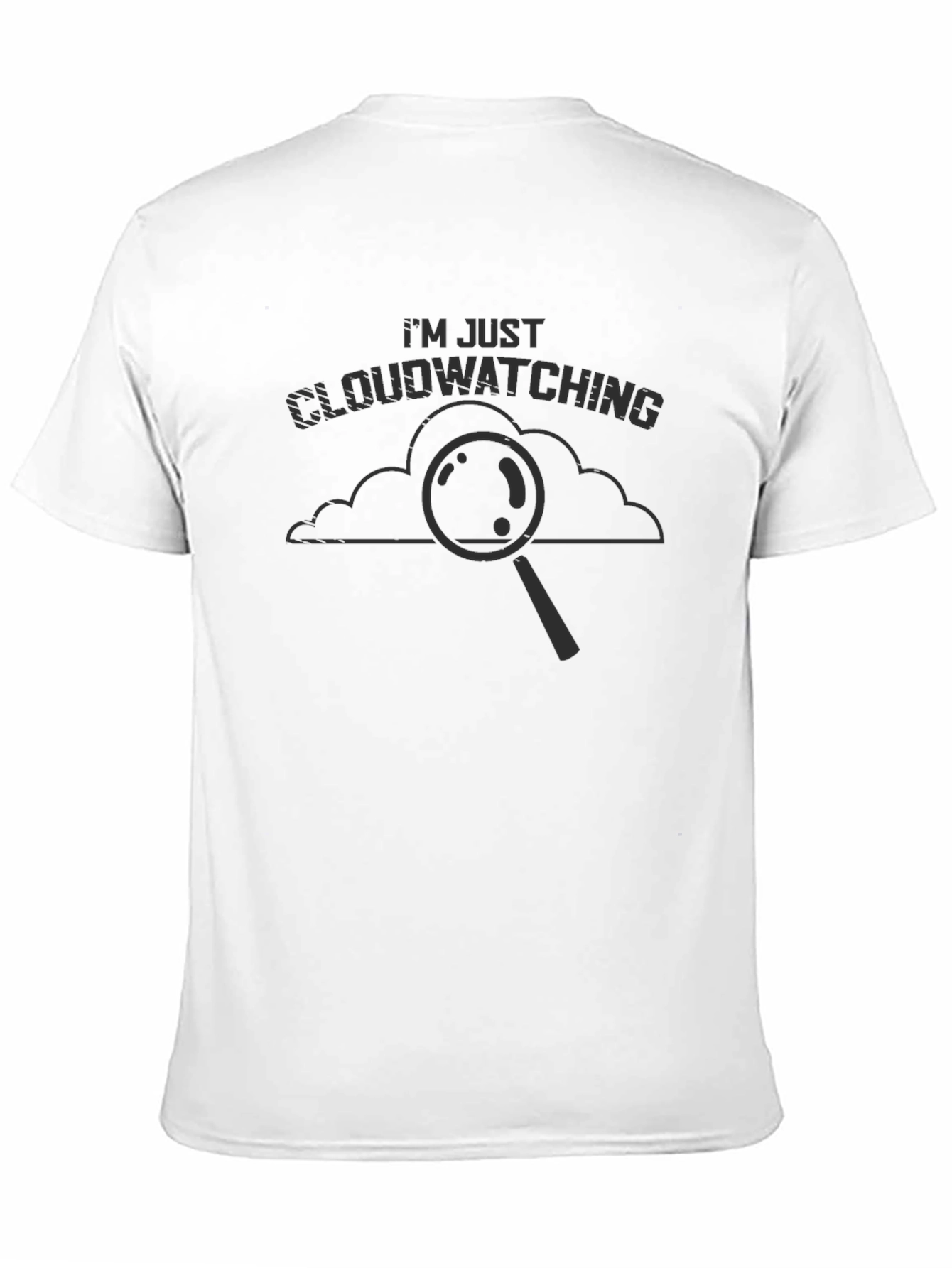 Cloudwatching Graphic Tee - Soft Cotton Blend