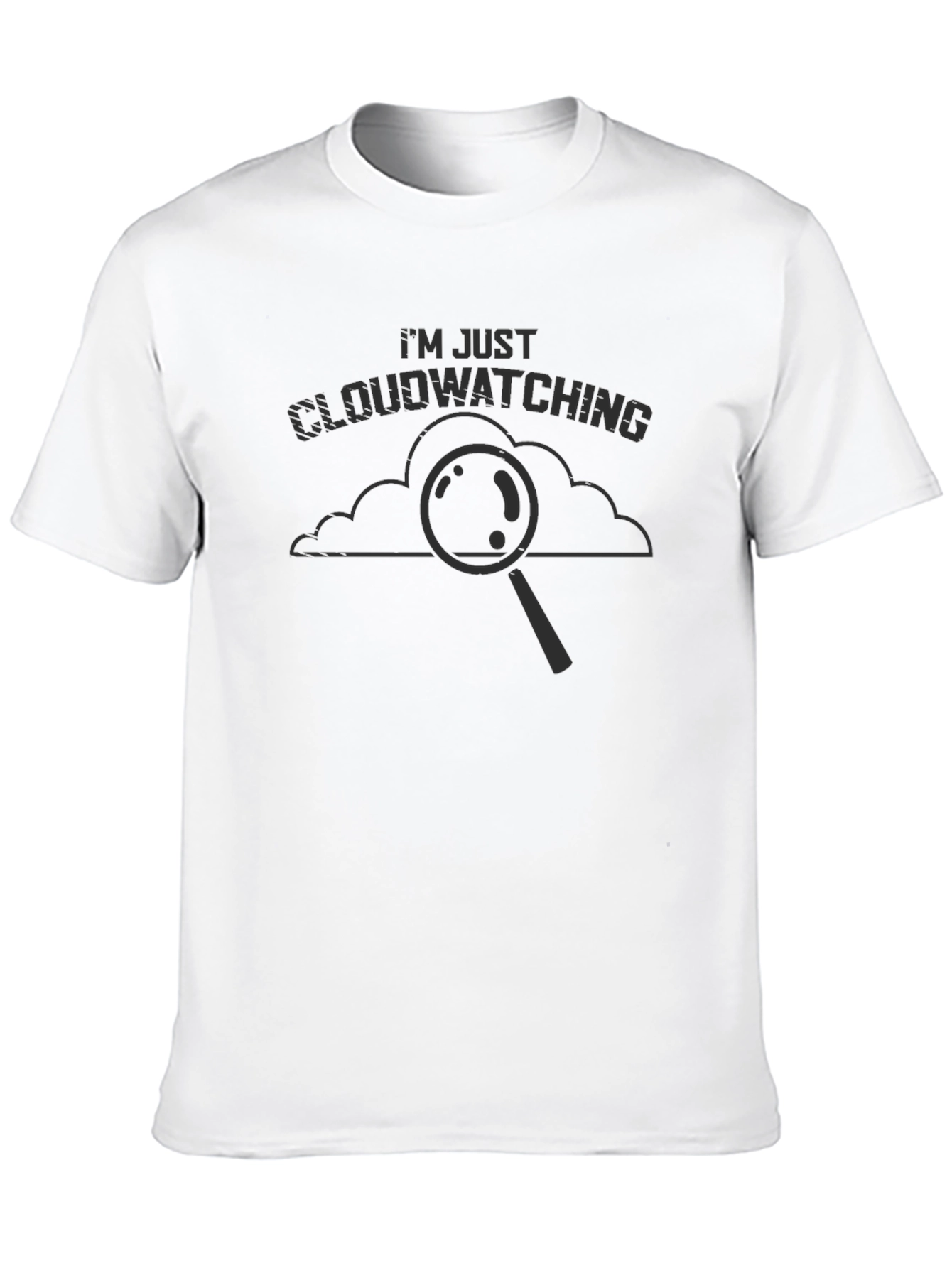 Cloudwatching Graphic Tee - Soft Cotton Blend