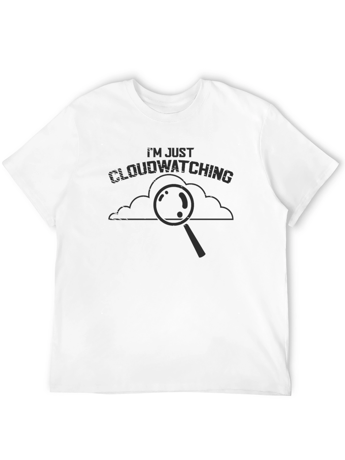 Cloudwatching Graphic Tee - Soft Cotton Blend