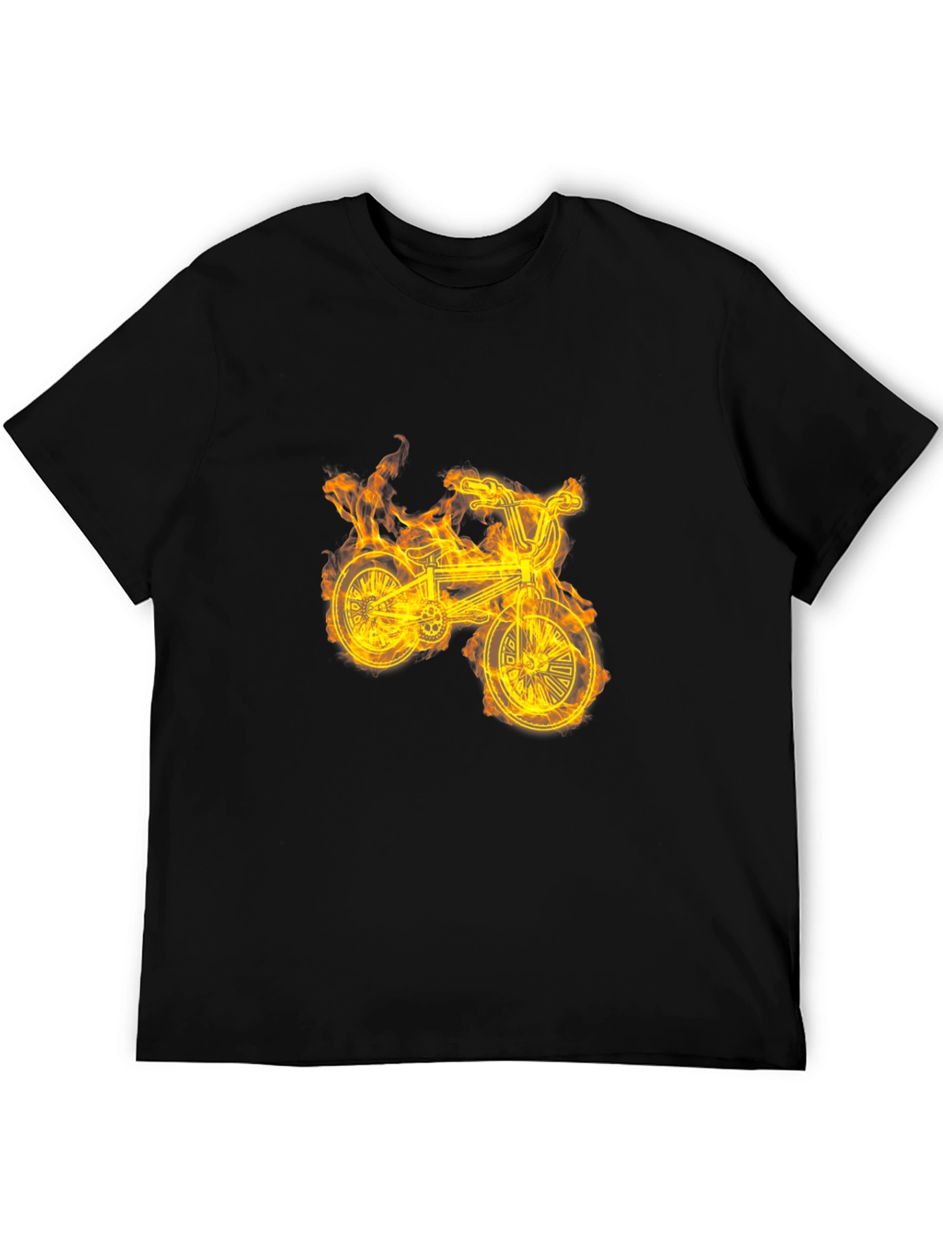 Fiery Bike Graphic Tee