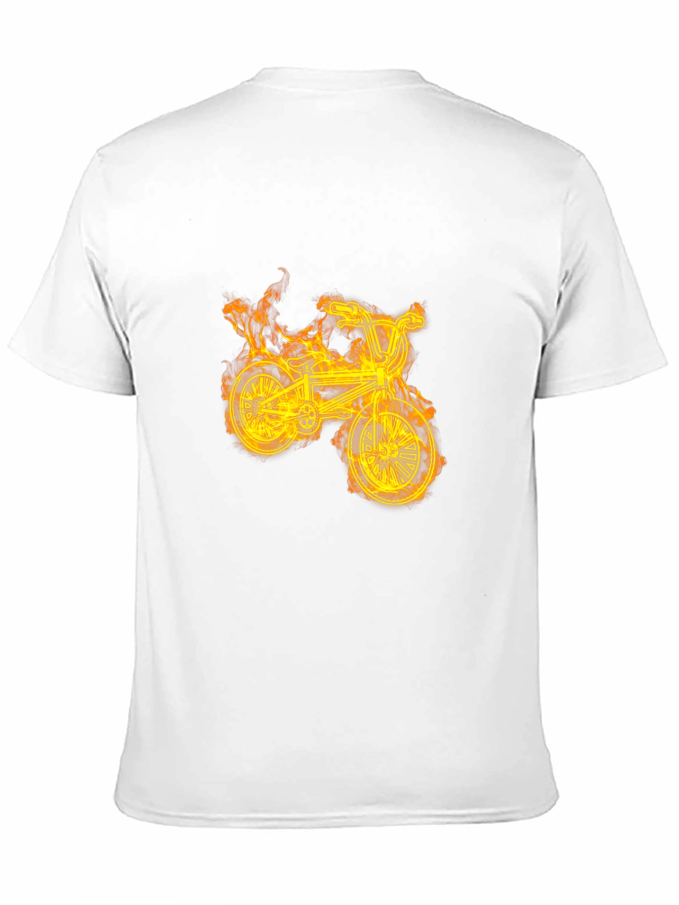 Fiery Bike Graphic Tee