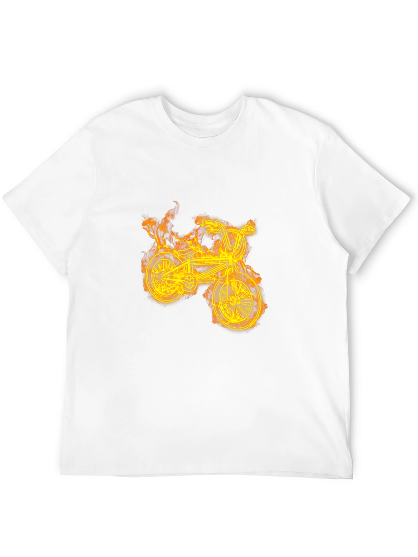 Fiery Bike Graphic Tee