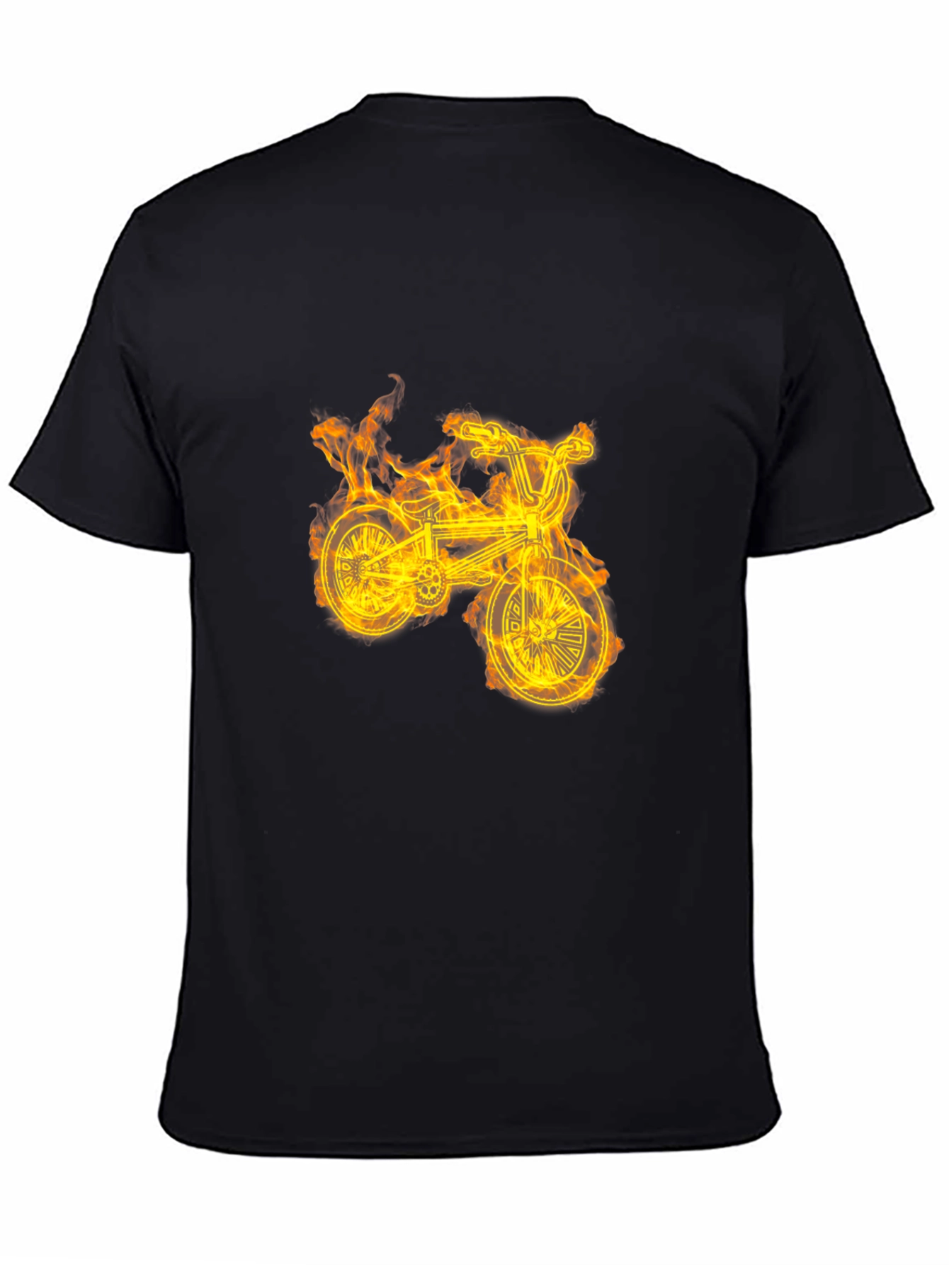 Fiery Bike Graphic Tee