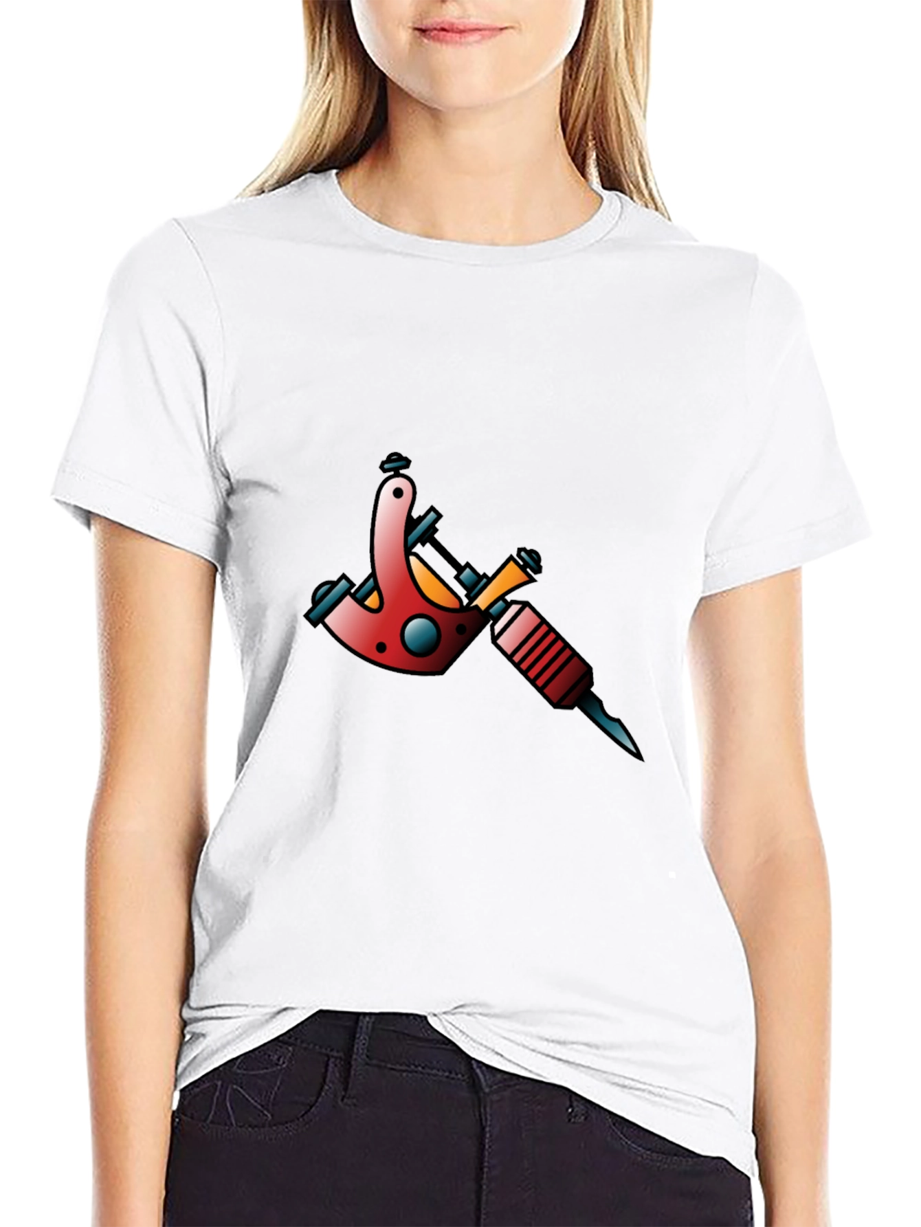 Tattoo Machine Graphic T-Shirt - Bold Design