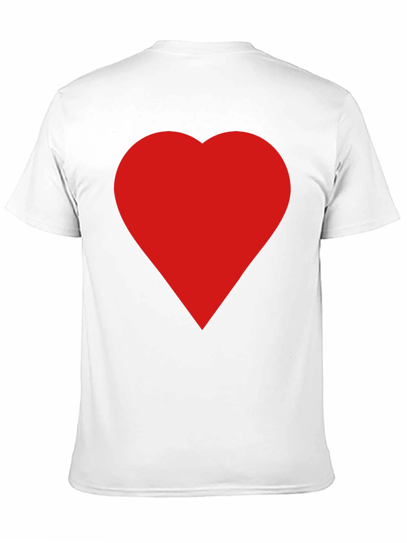 Heart Graphic Black T-Shirt for Men
