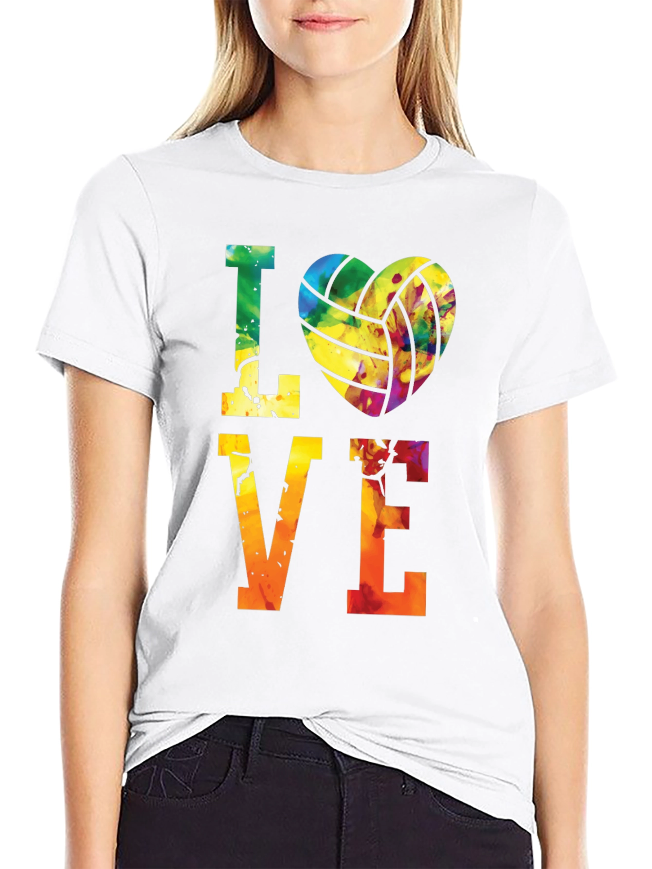 Love Volleyball Graphic Tee