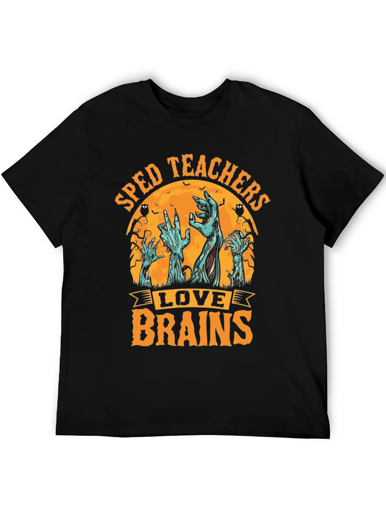 SPED Teachers Love Brains Halloween T-Shirt