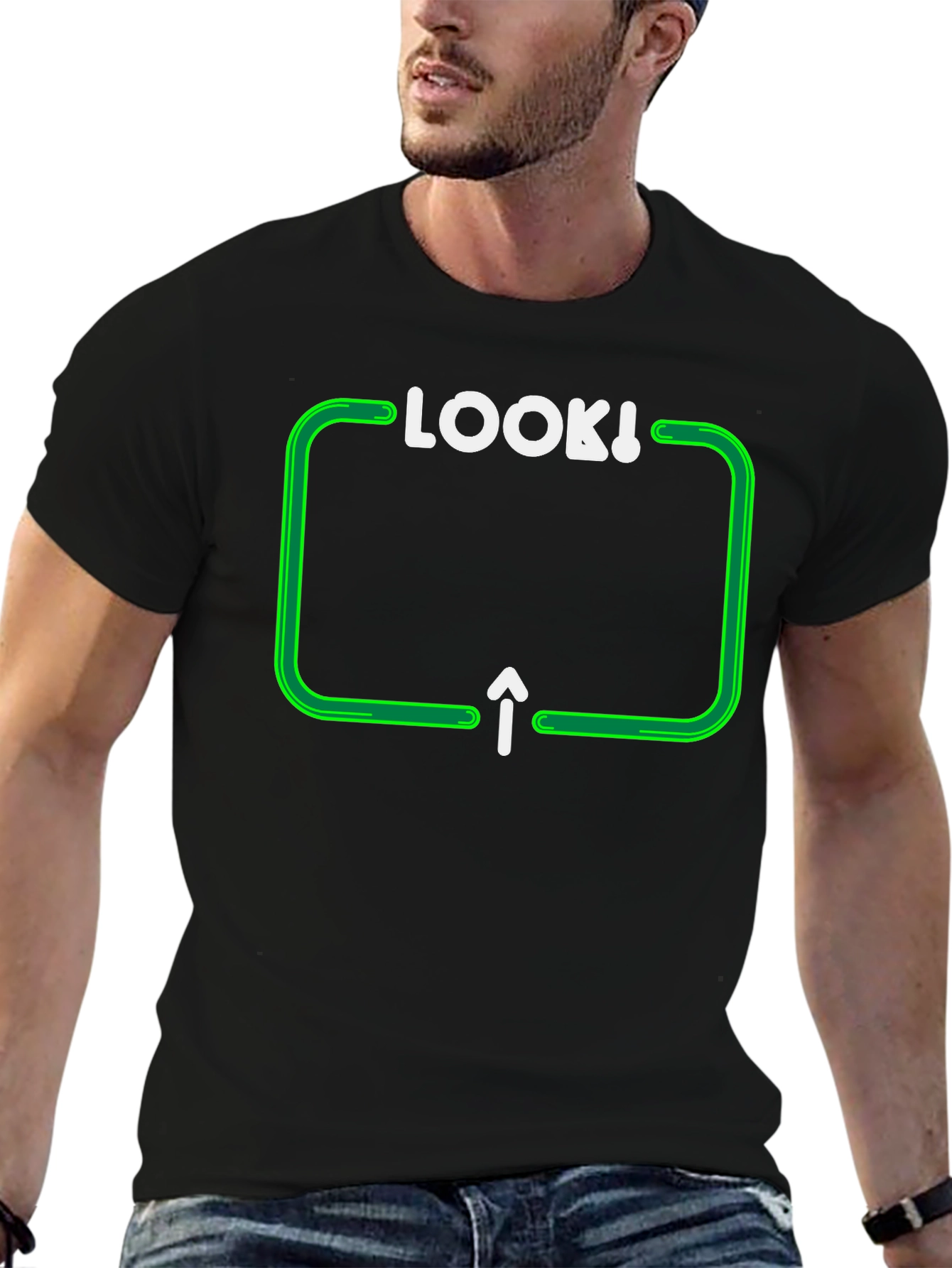 Look Up T-Shirt: Arrow Graphic Tee