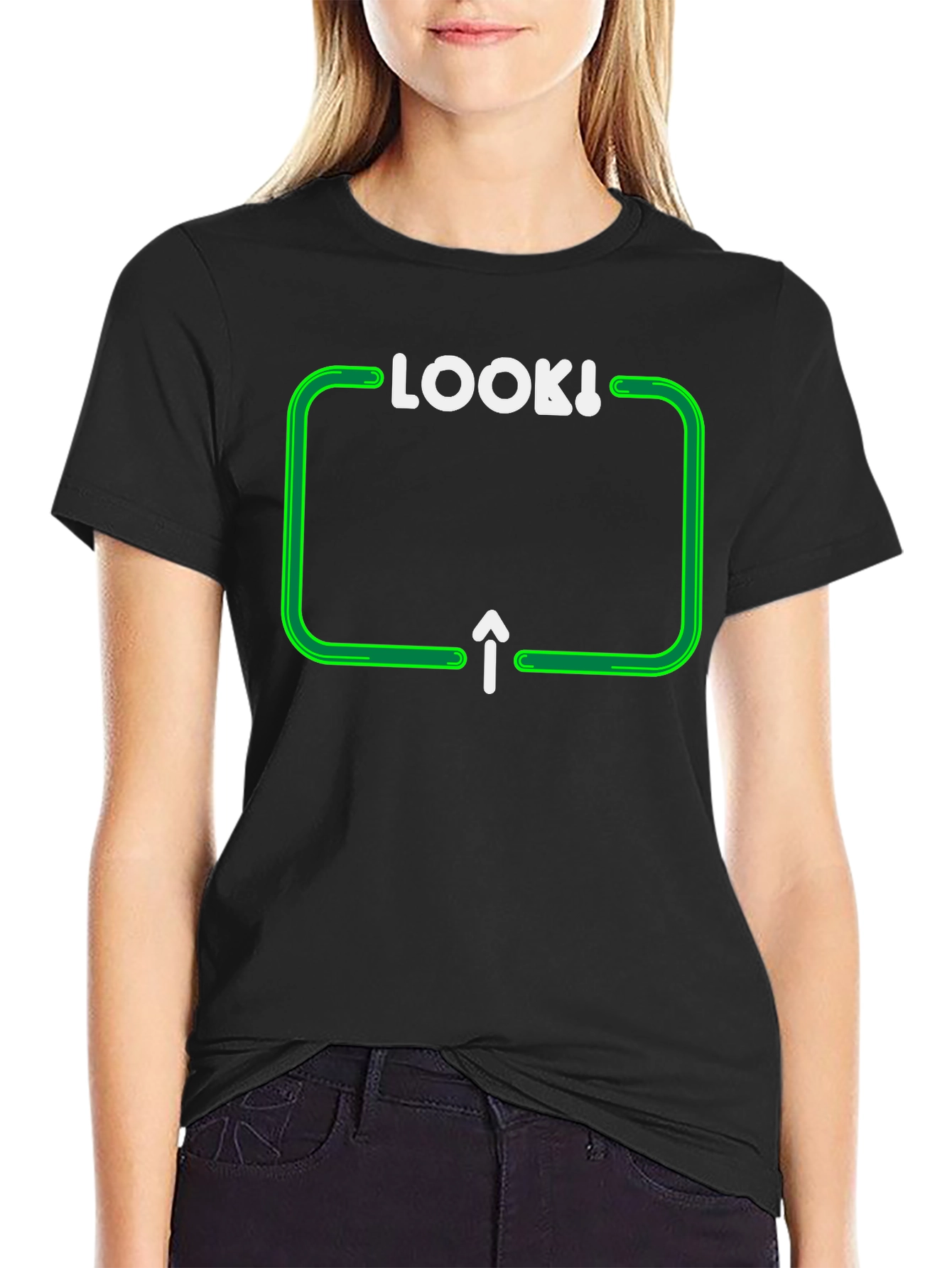 Look Up T-Shirt: Arrow Graphic Tee