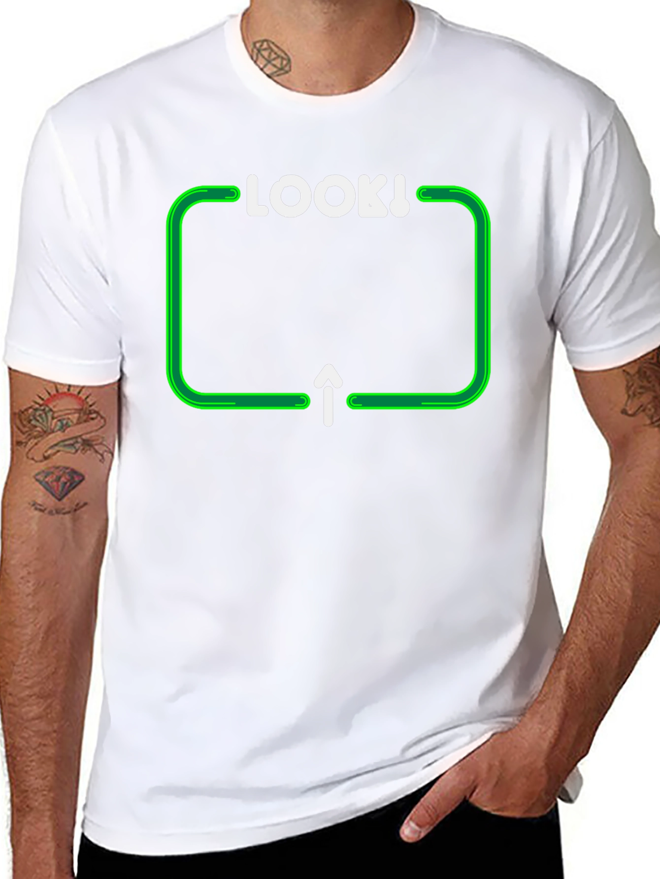 Look Up T-Shirt: Arrow Graphic Tee