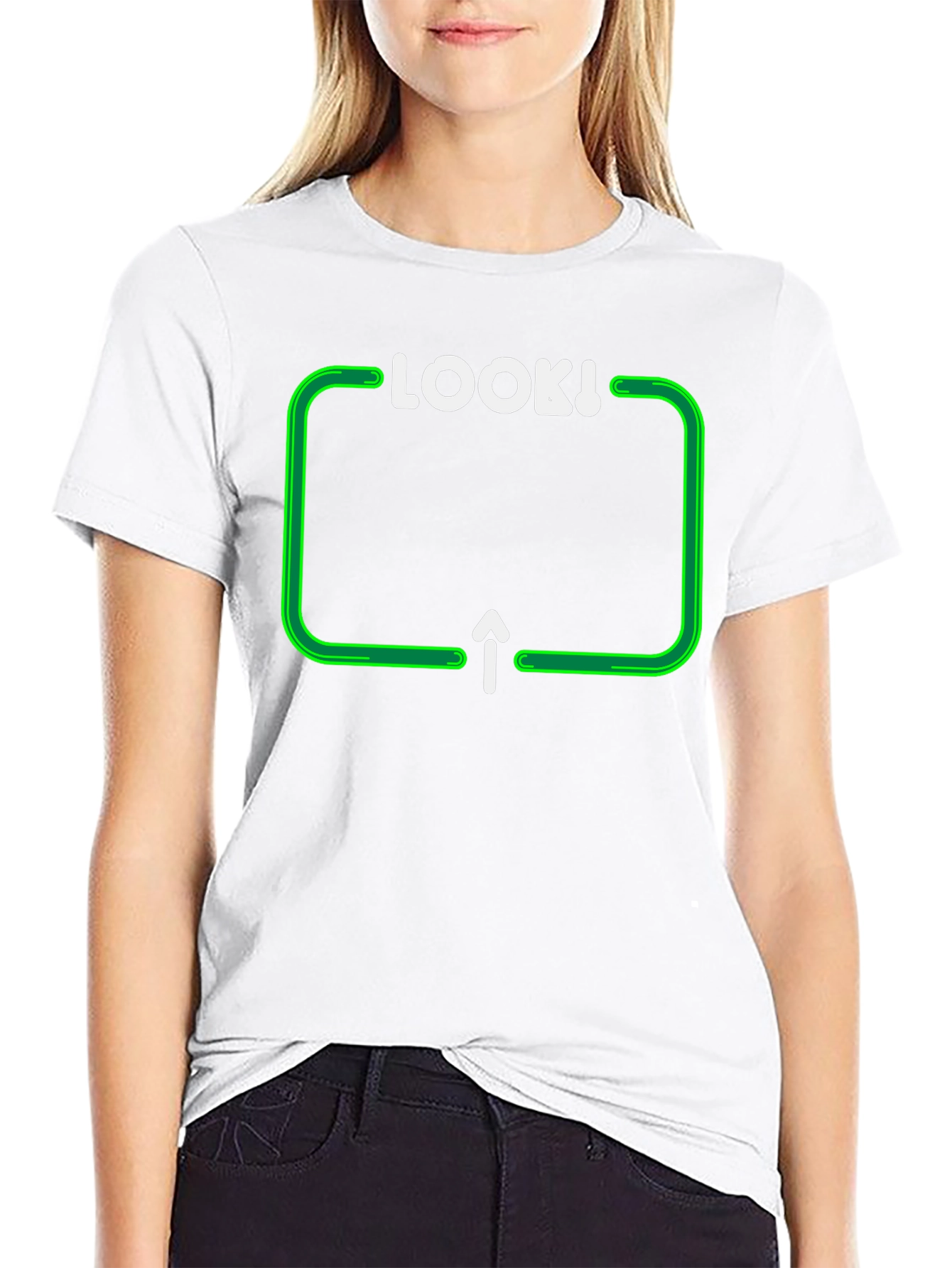 Look Up T-Shirt: Arrow Graphic Tee