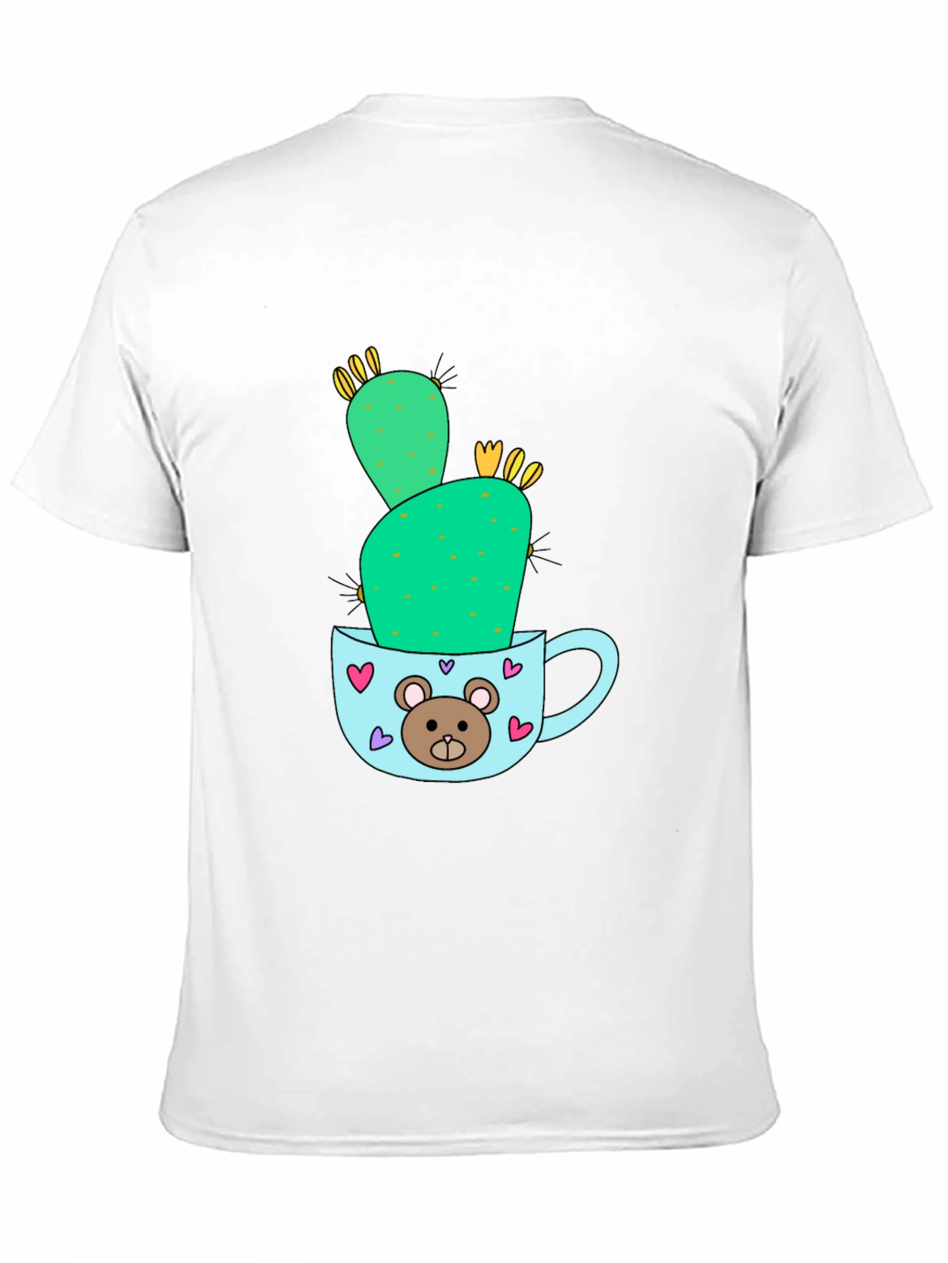 Cute Cactus in Mug Graphic Tee