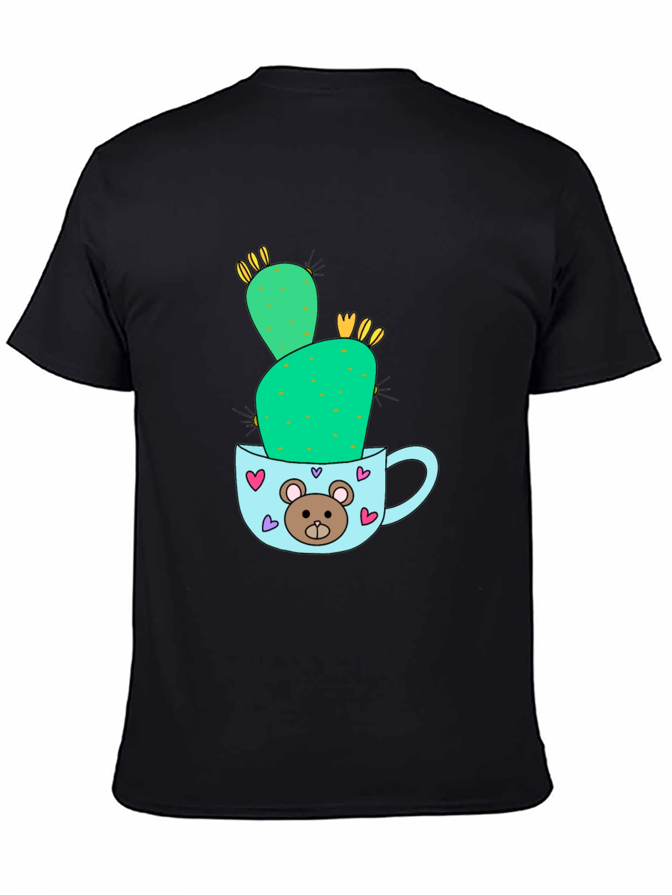 Cute Cactus in Mug Graphic Tee