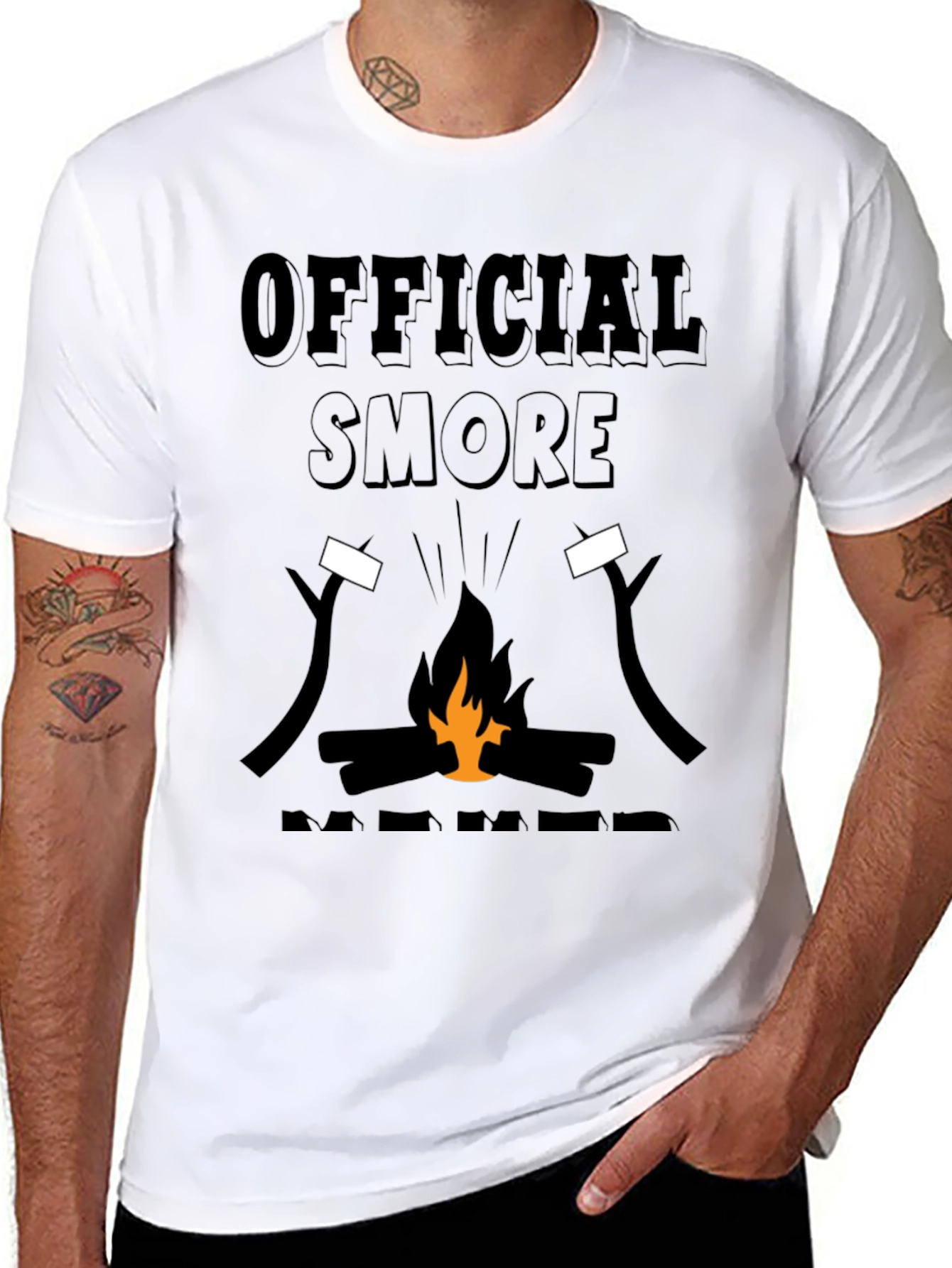 Official Smore Maker T-Shirt Campfire Marshmallow Tee