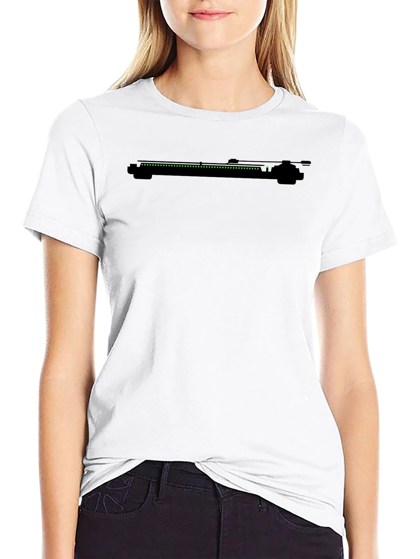 Turntable Graphic Black T-Shirt