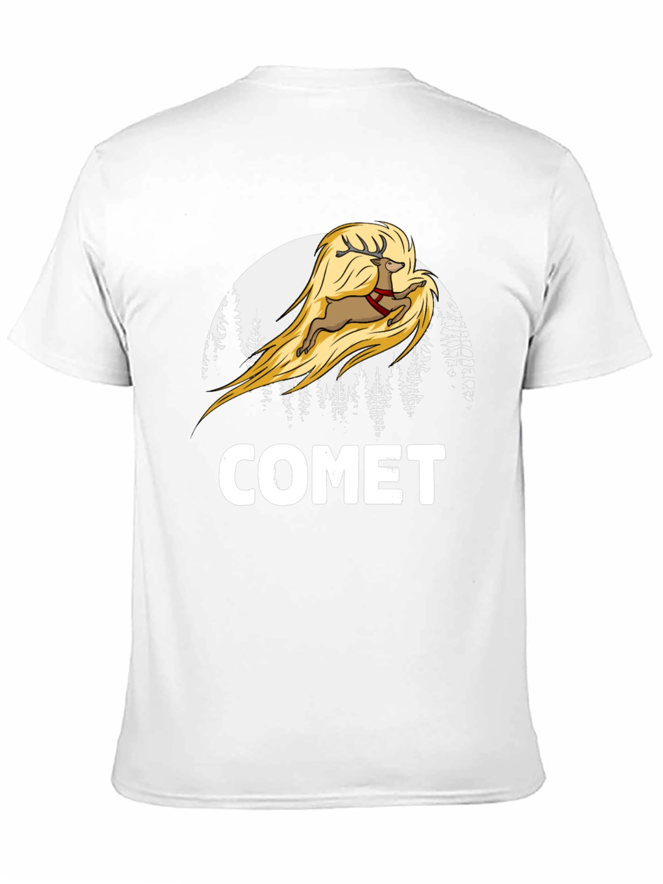 Comet Reindeer Graphic T-Shirt