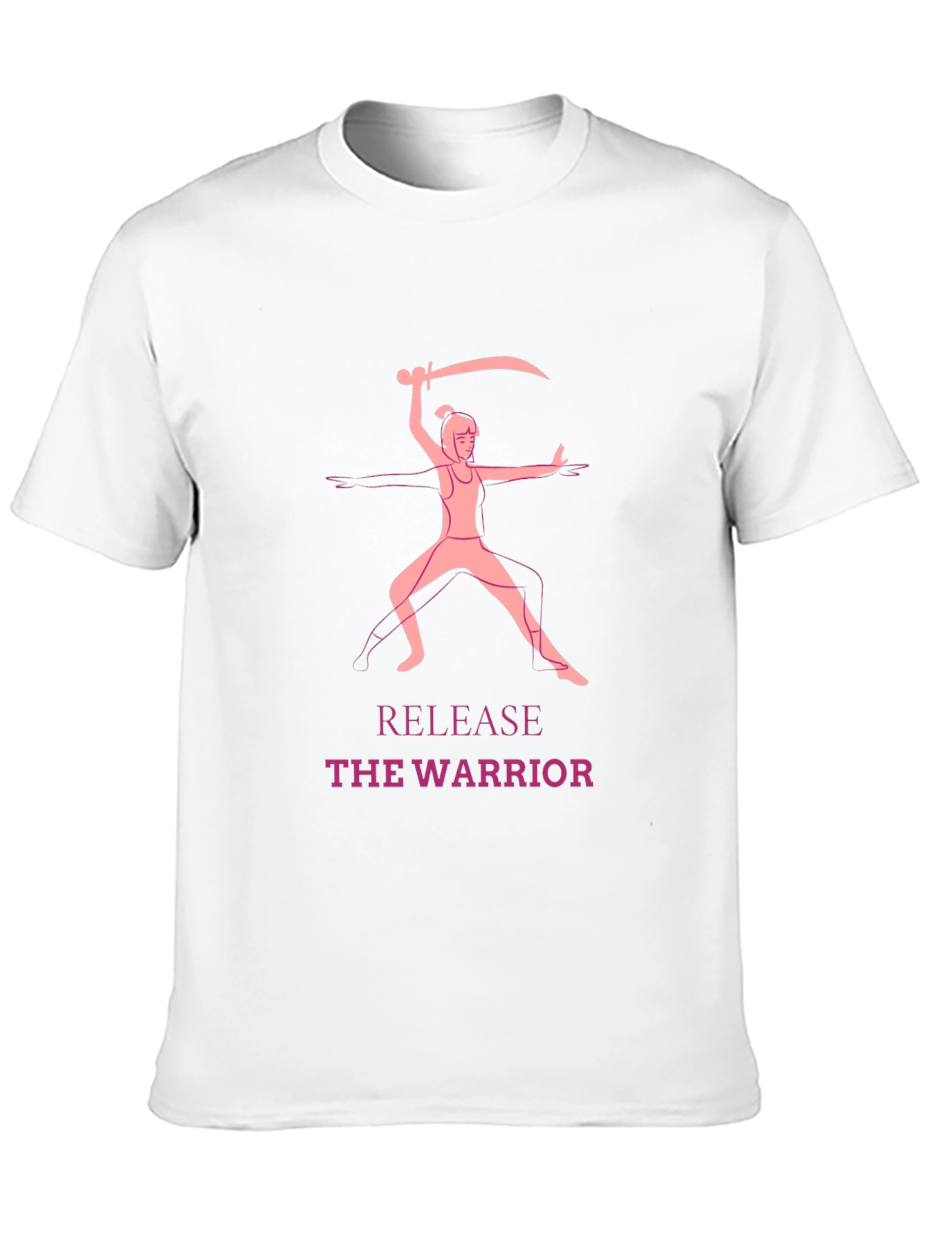 Warrior Pose Graphic Black T-Shirt
