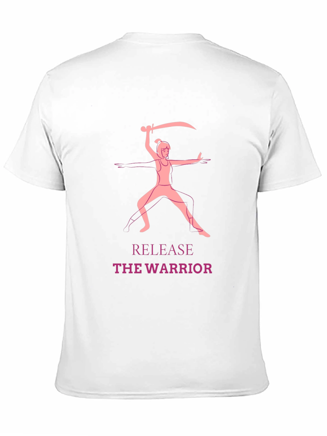 Warrior Pose Graphic Black T-Shirt