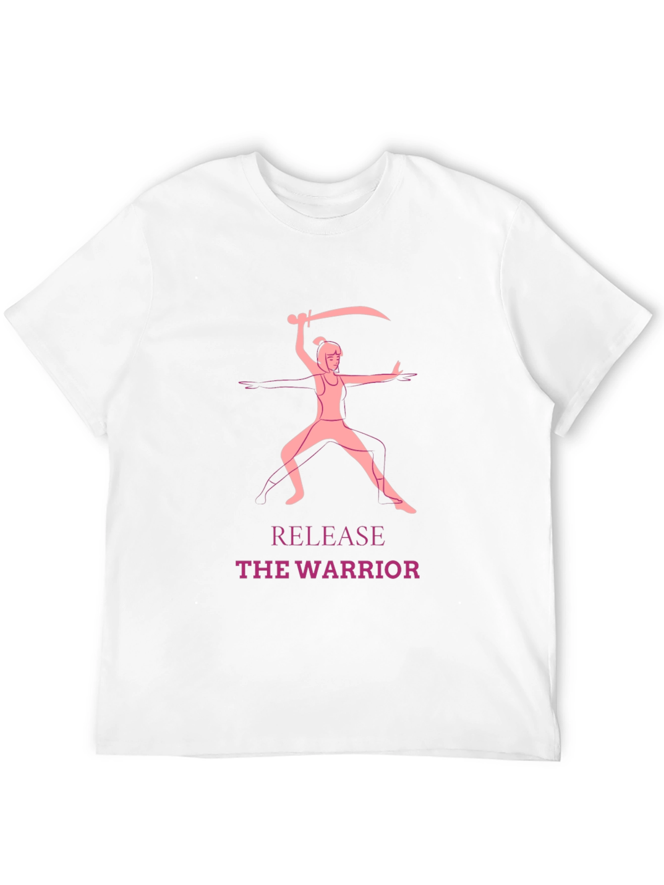 Warrior Pose Graphic Black T-Shirt