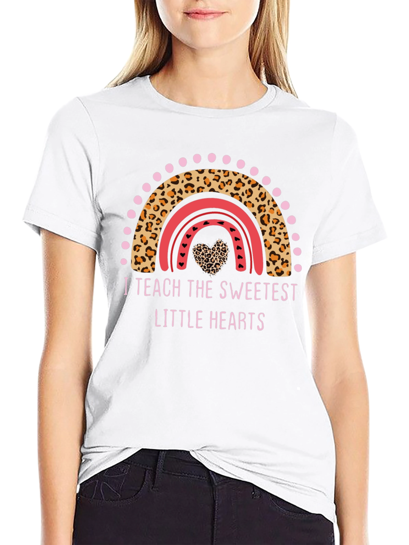 Sweetest Hearts Teacher Tee