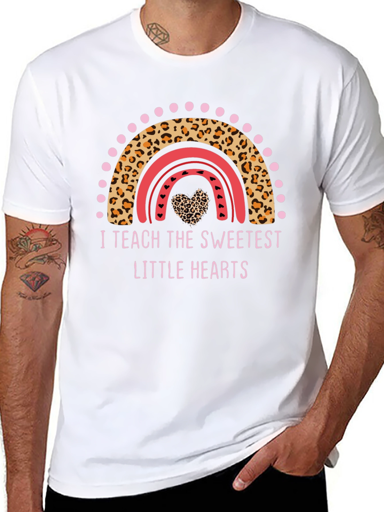 Sweetest Hearts Teacher Tee