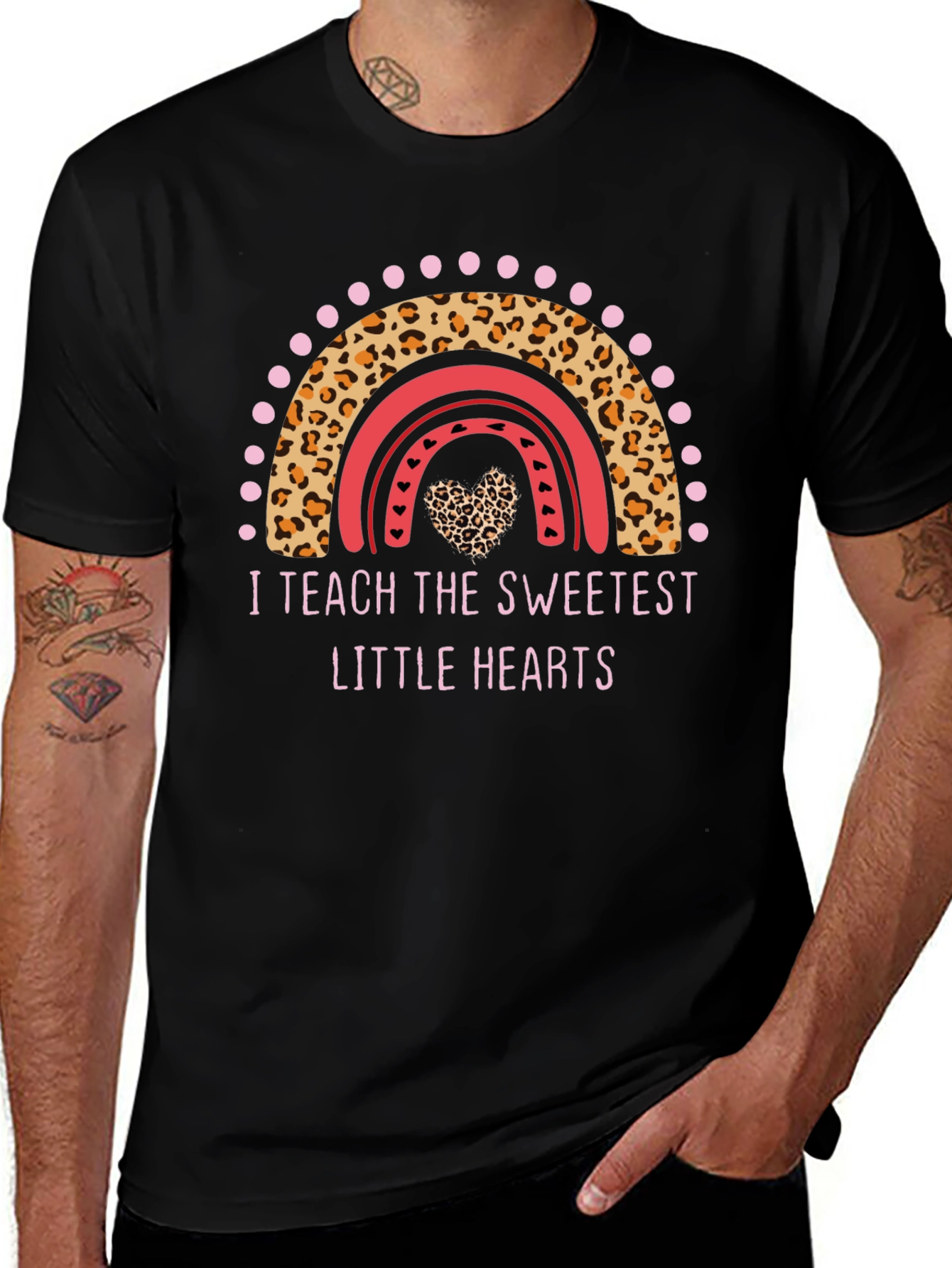 Sweetest Hearts Teacher Tee