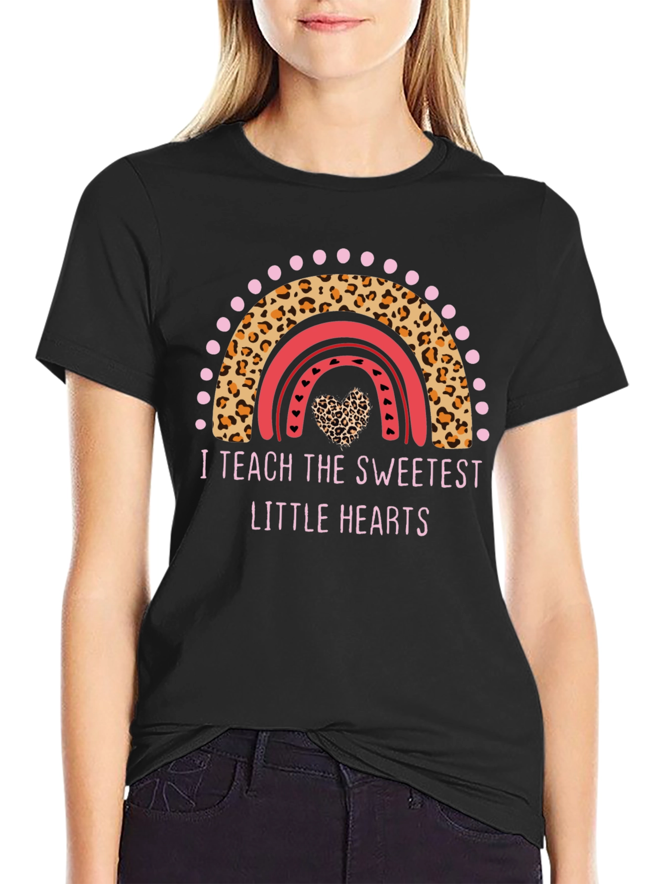 Sweetest Hearts Teacher Tee