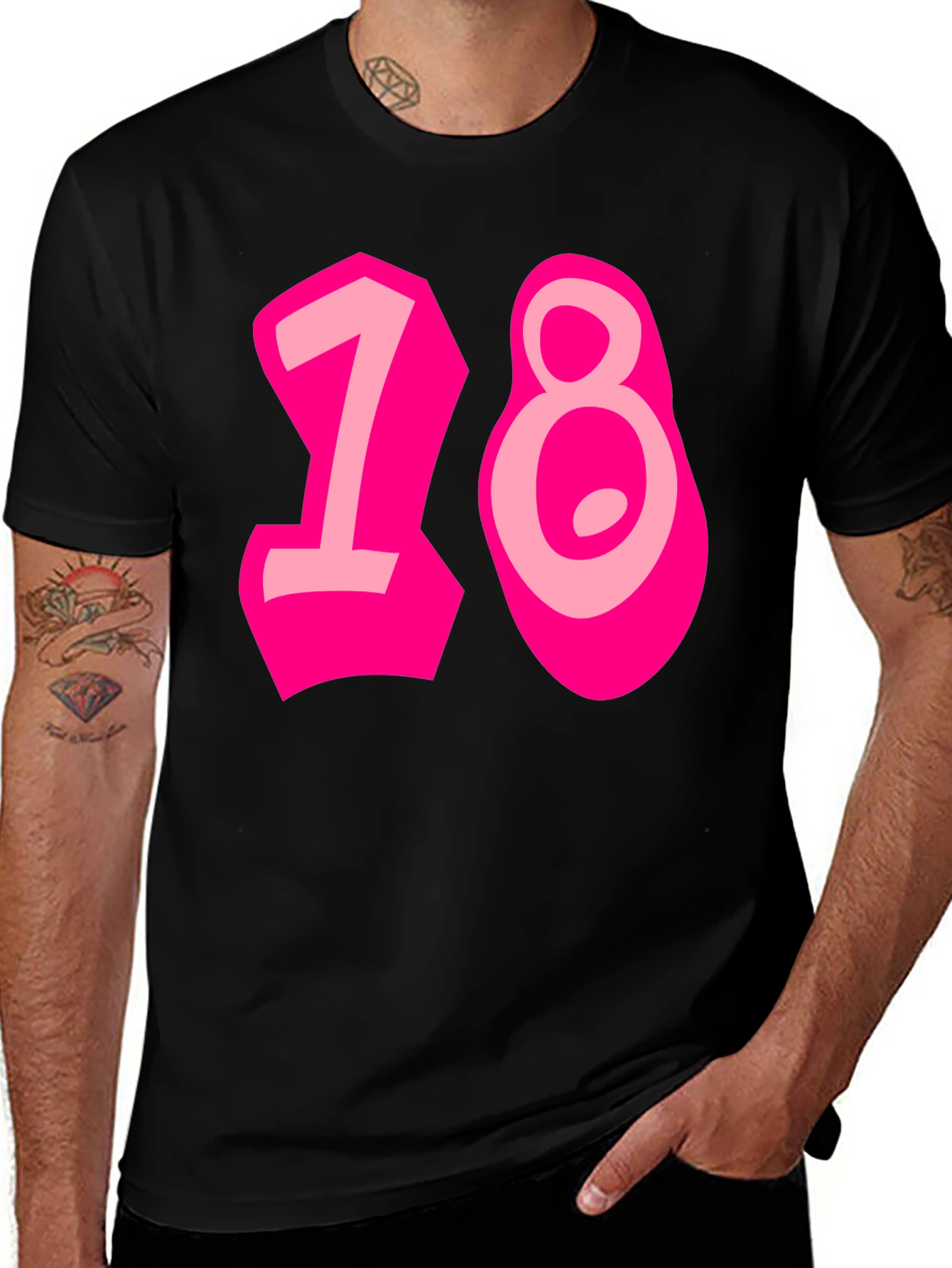 Funky 18th Birthday Graphic Tee