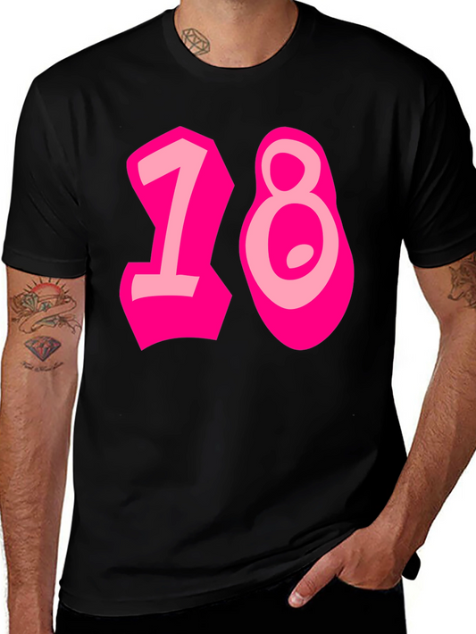 Funky 18th Birthday Graphic Tee
