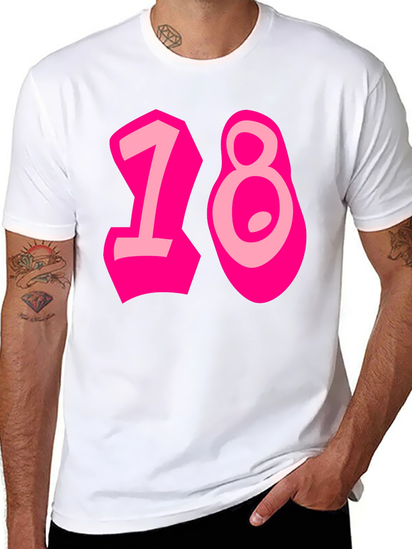Funky 18th Birthday Graphic Tee