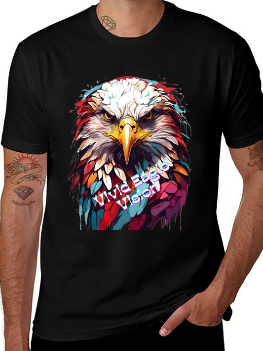Vivid Eagle Vision Graphic Tee