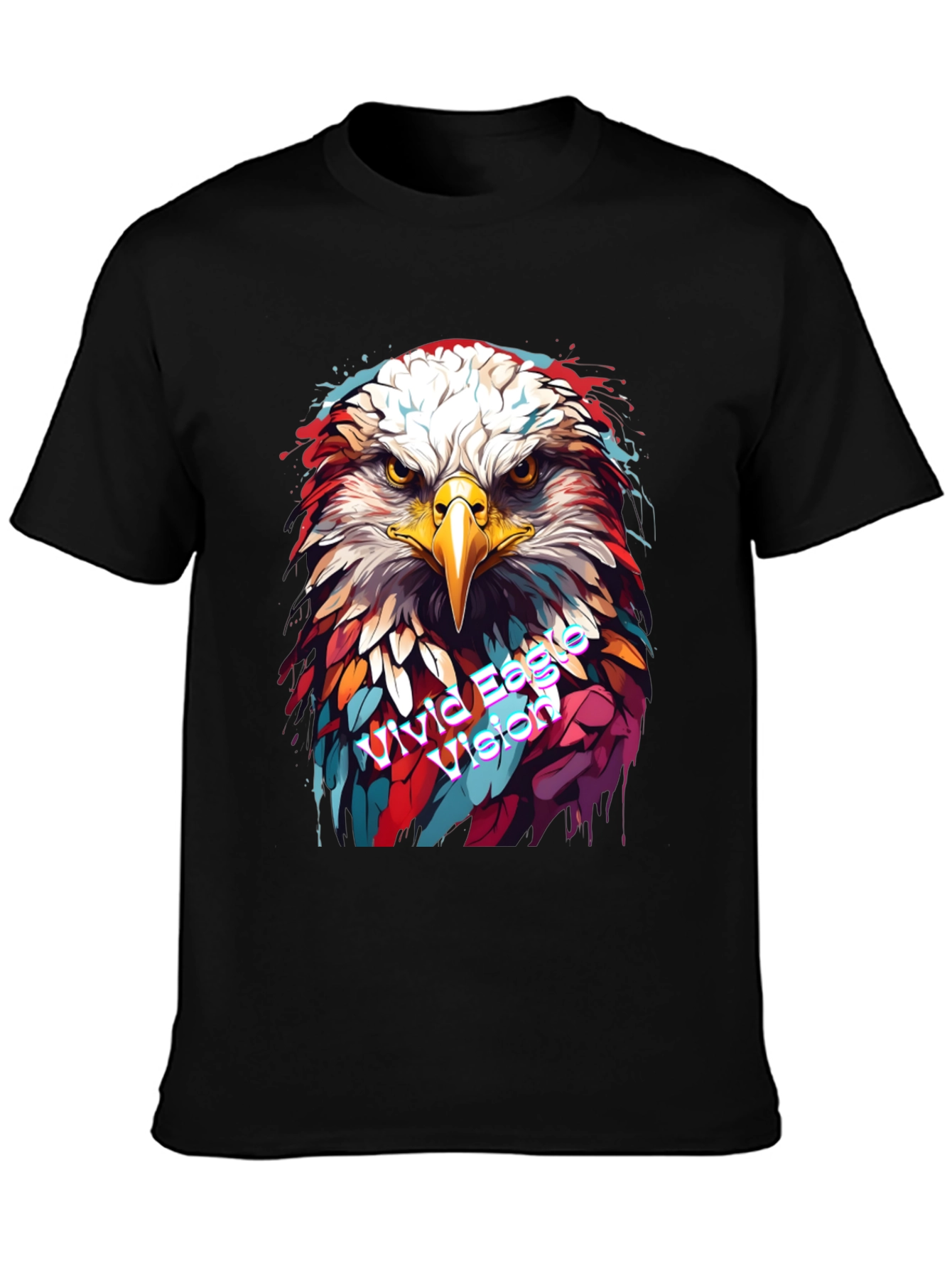 Vivid Eagle Vision Graphic Tee