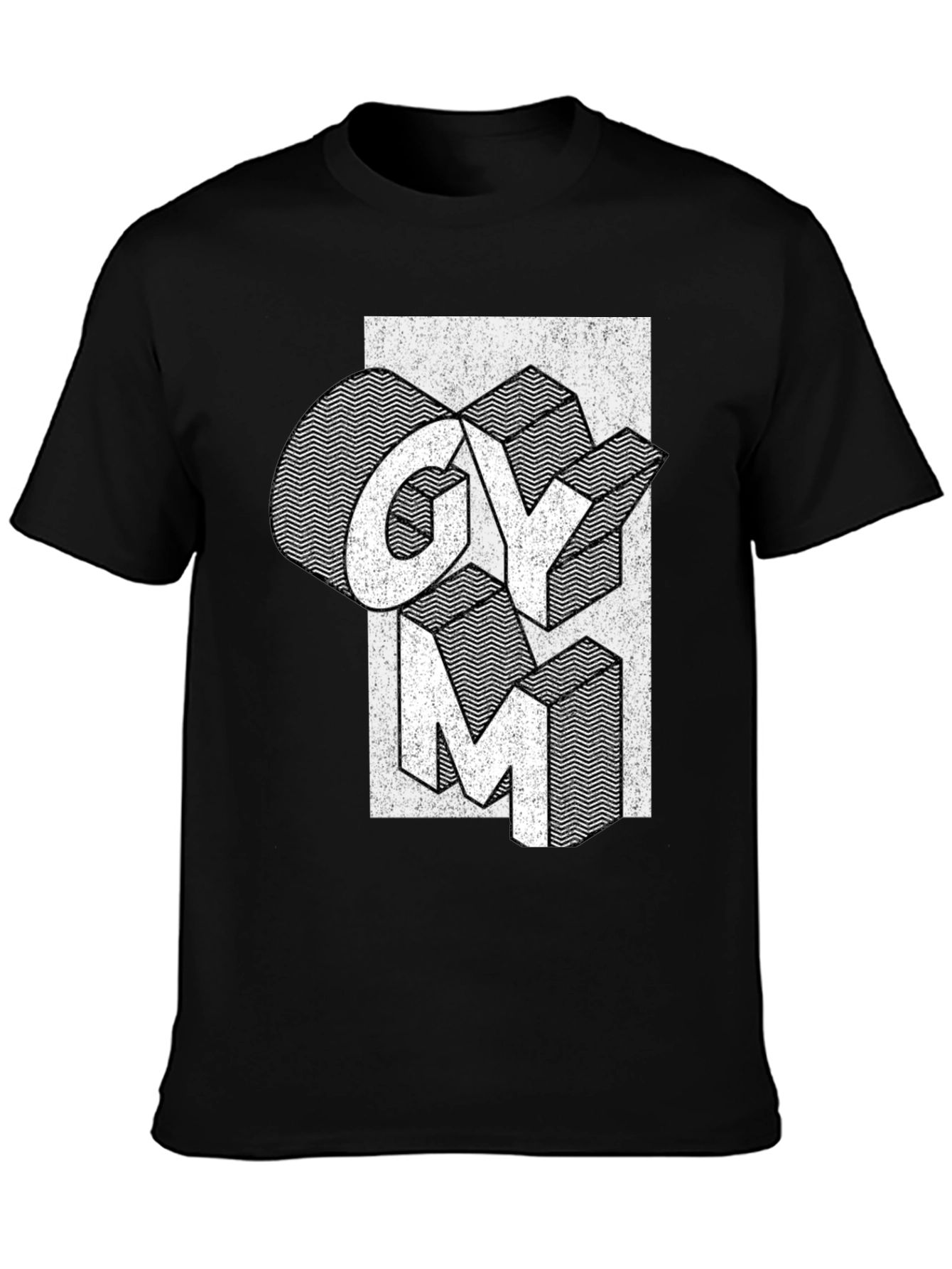 Gym Graphic T-Shirt - Black