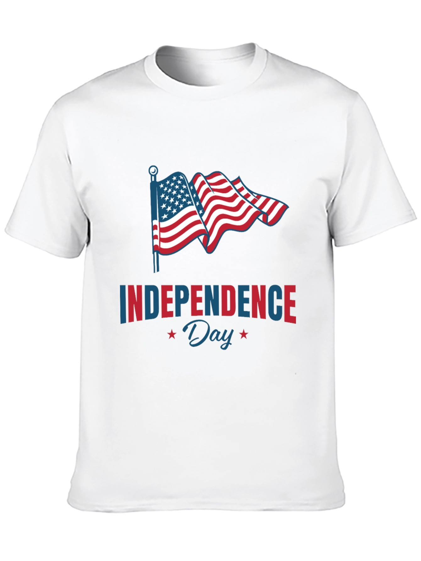 Independence Day Graphic Tee | Patriotic USA Flag T-Shirt