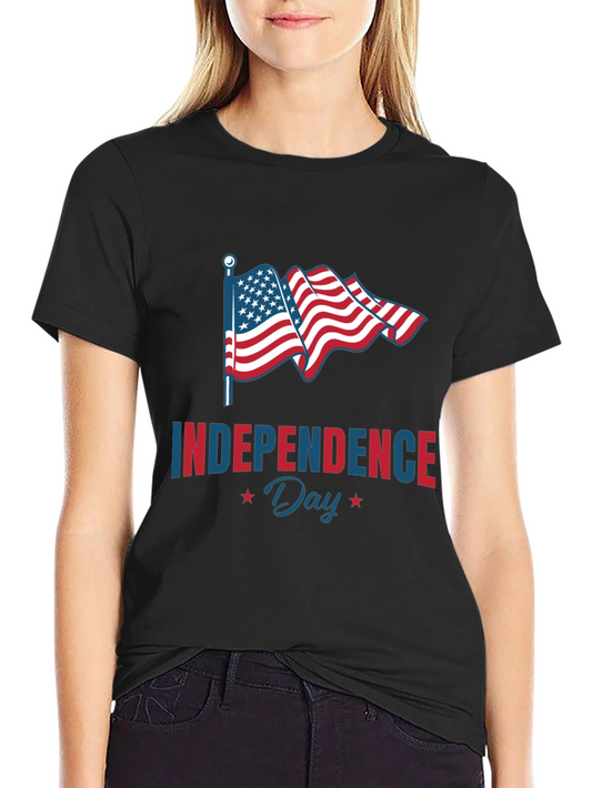 Independence Day Graphic Tee | Patriotic USA Flag T-Shirt