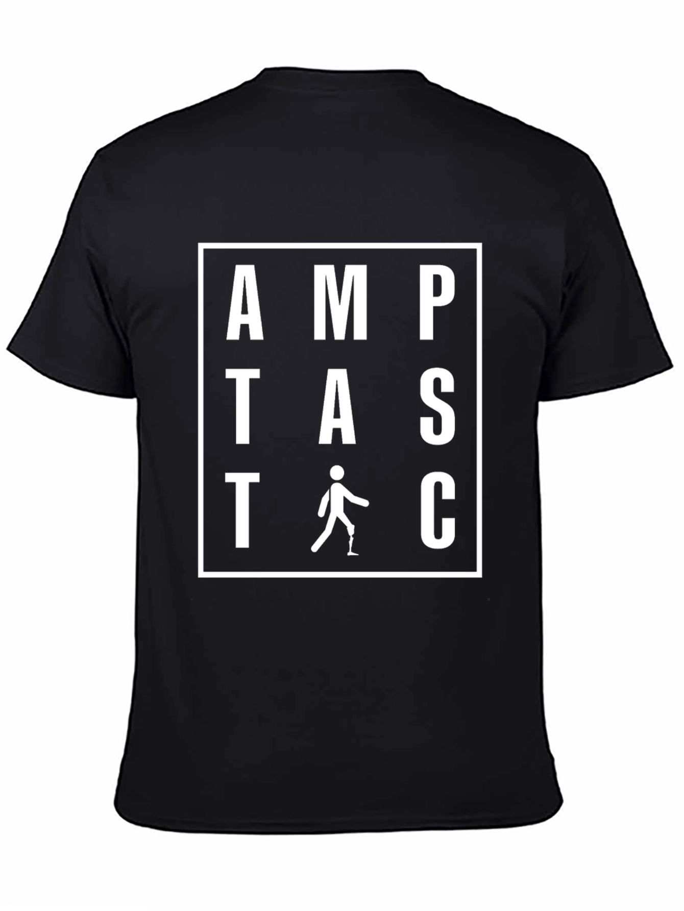 Amputastic T-Shirt - Prosthetic Leg Graphic