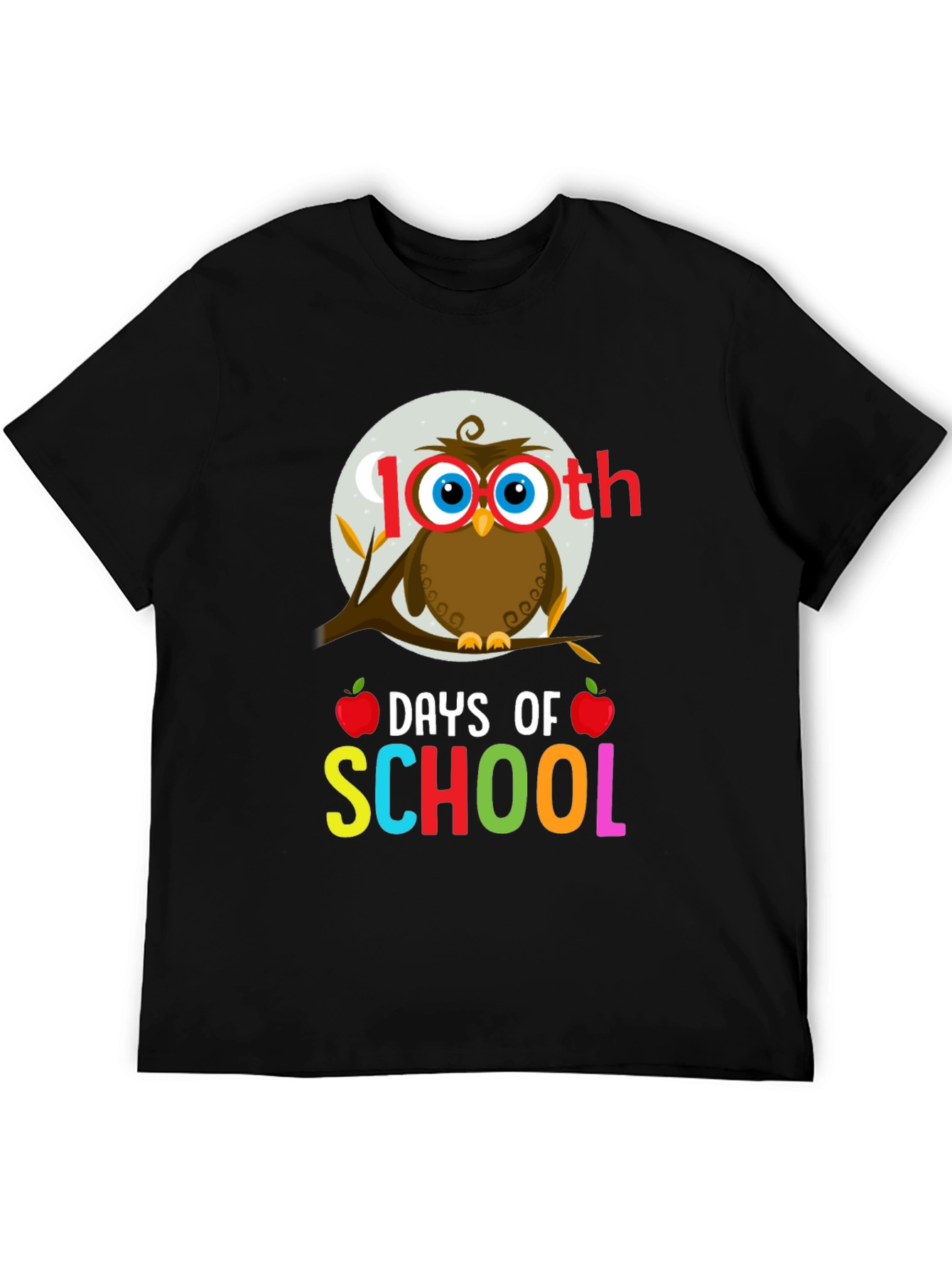 100th Day of School Owl T-Shirt