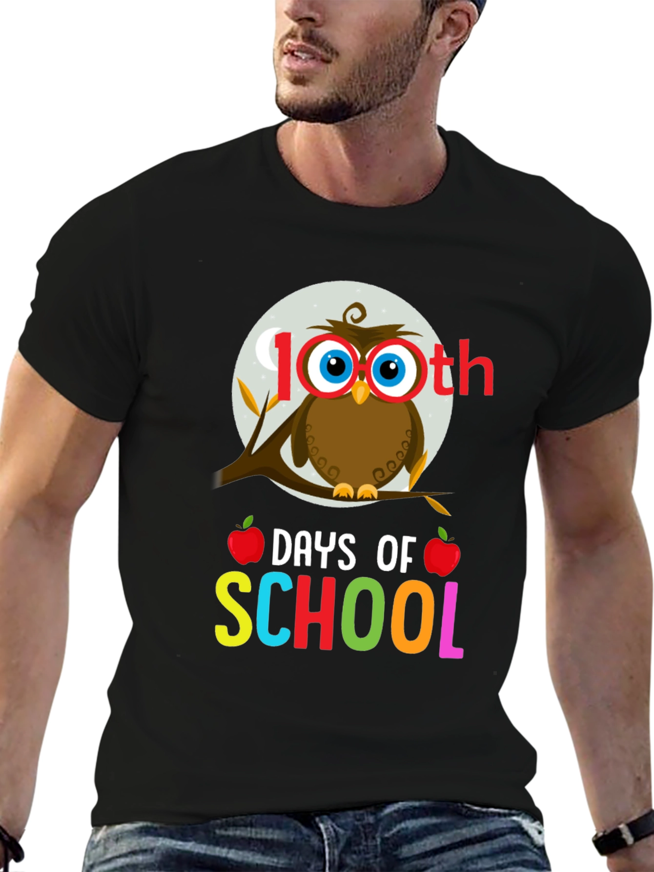 100th Day of School Owl T-Shirt