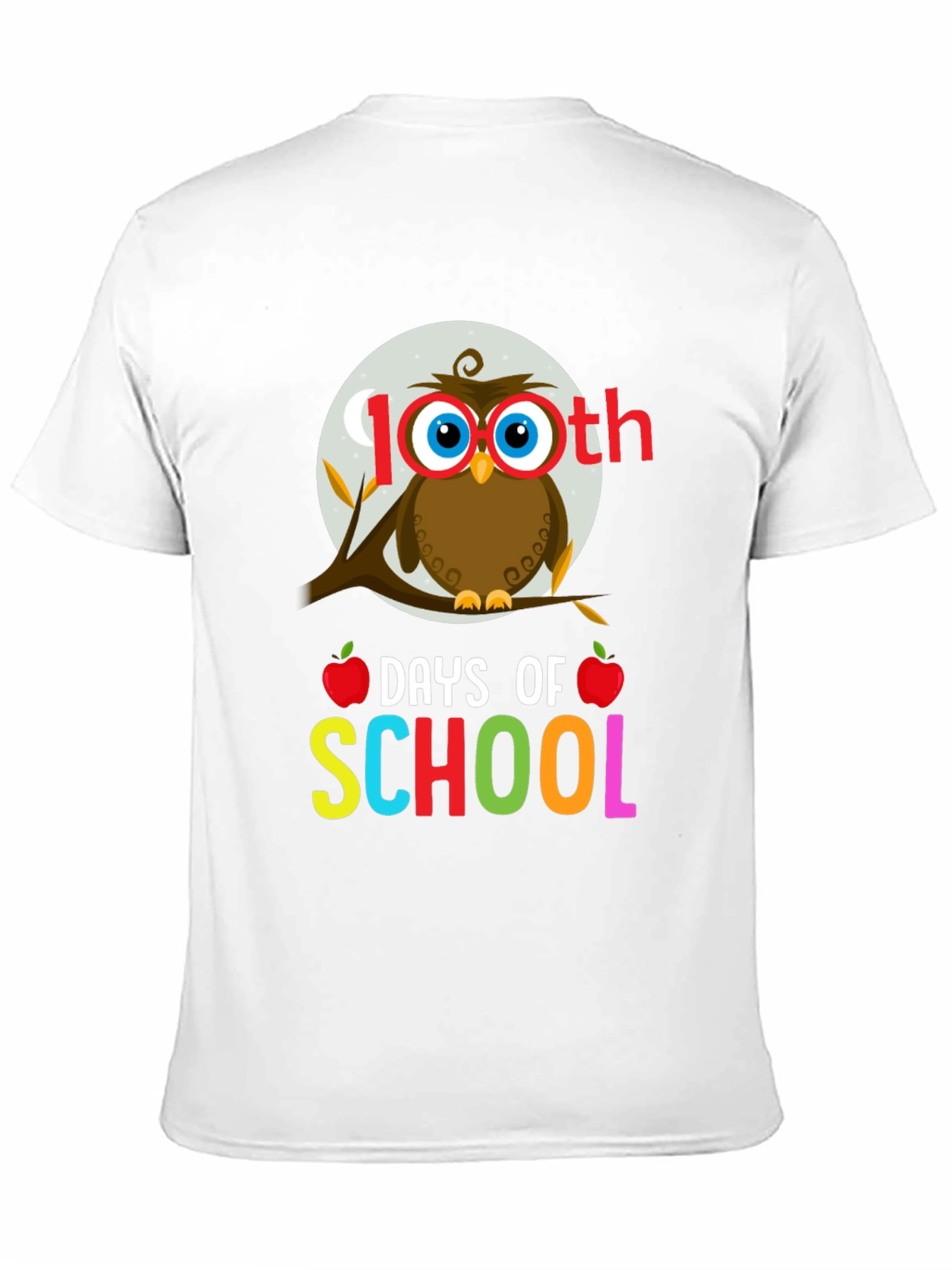 100th Day of School Owl T-Shirt