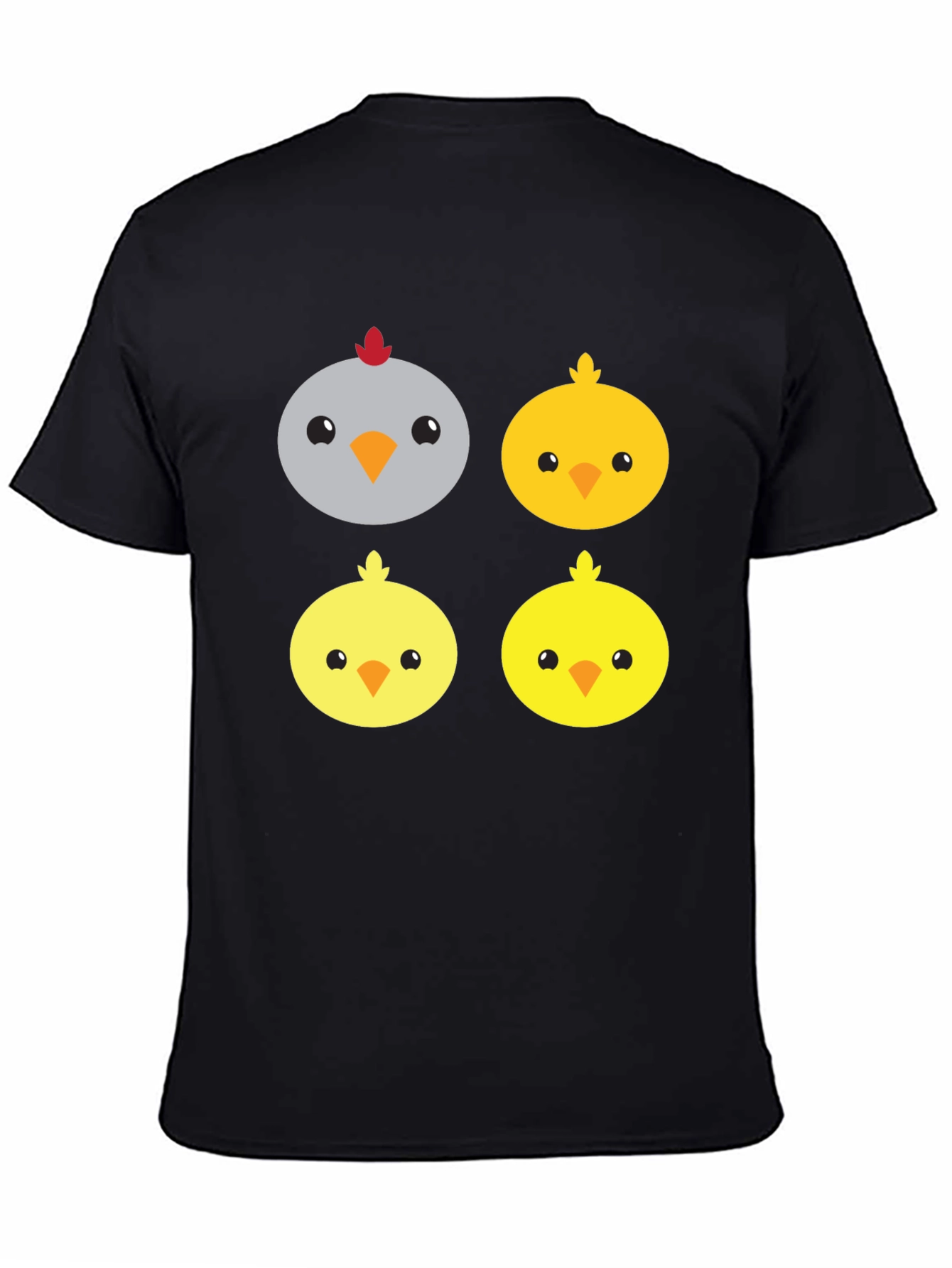 Cute Cartoon Chickens Graphic Tee