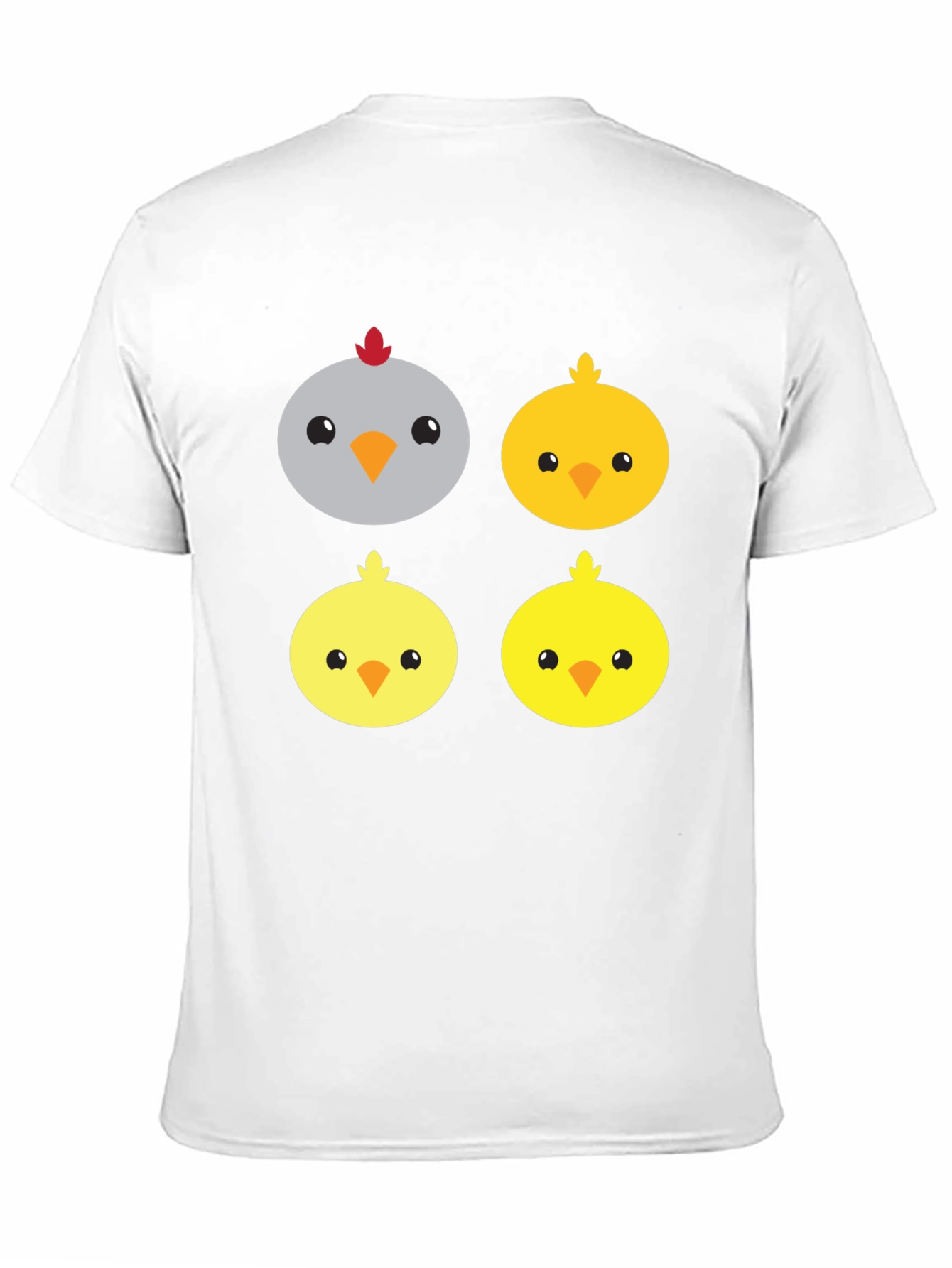 Cute Cartoon Chickens Graphic Tee